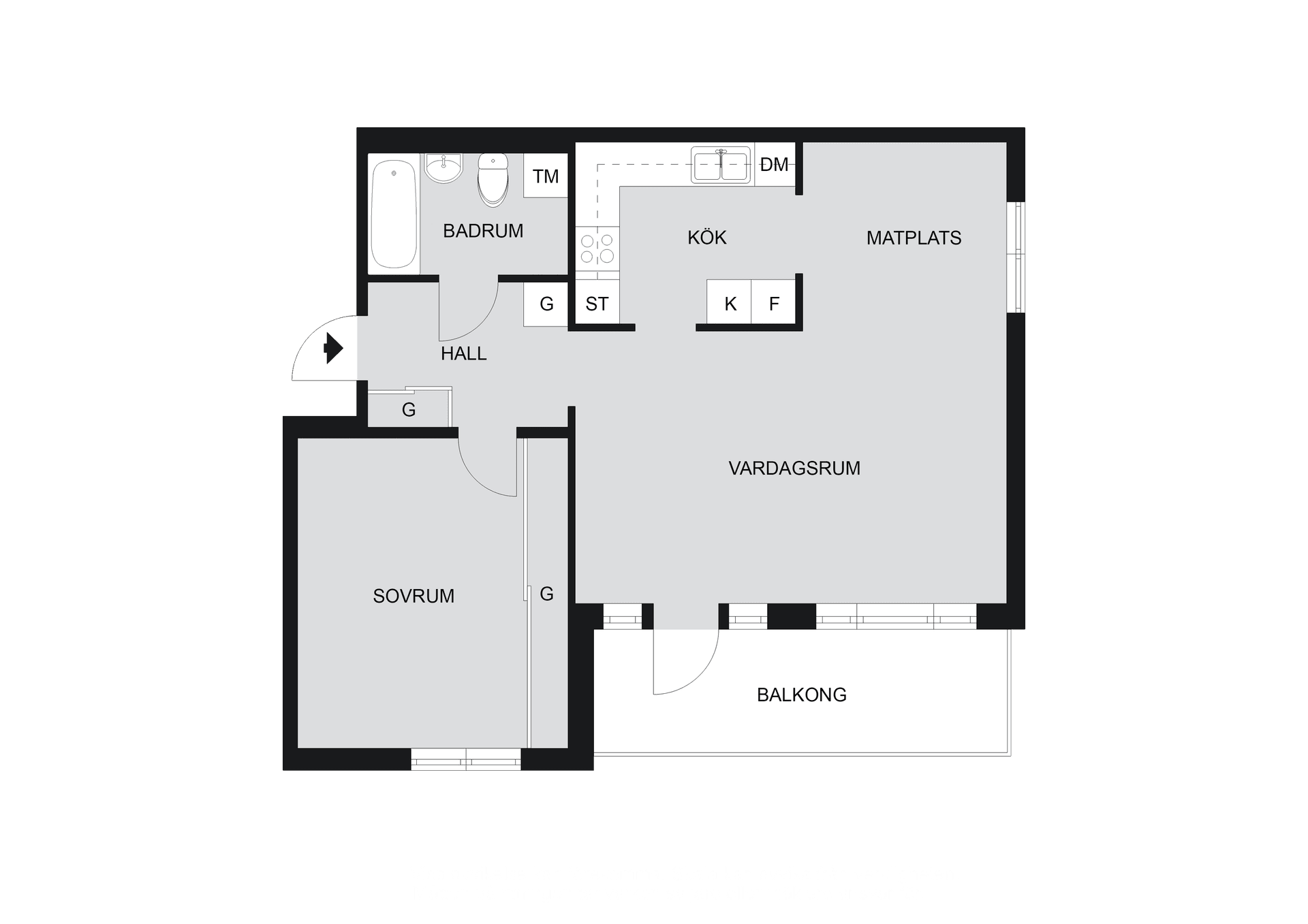 Bostadsrätt, Blekholmsterrassen 3, våning 5, Norrmalm - Kungsholmen - City, Stockholm