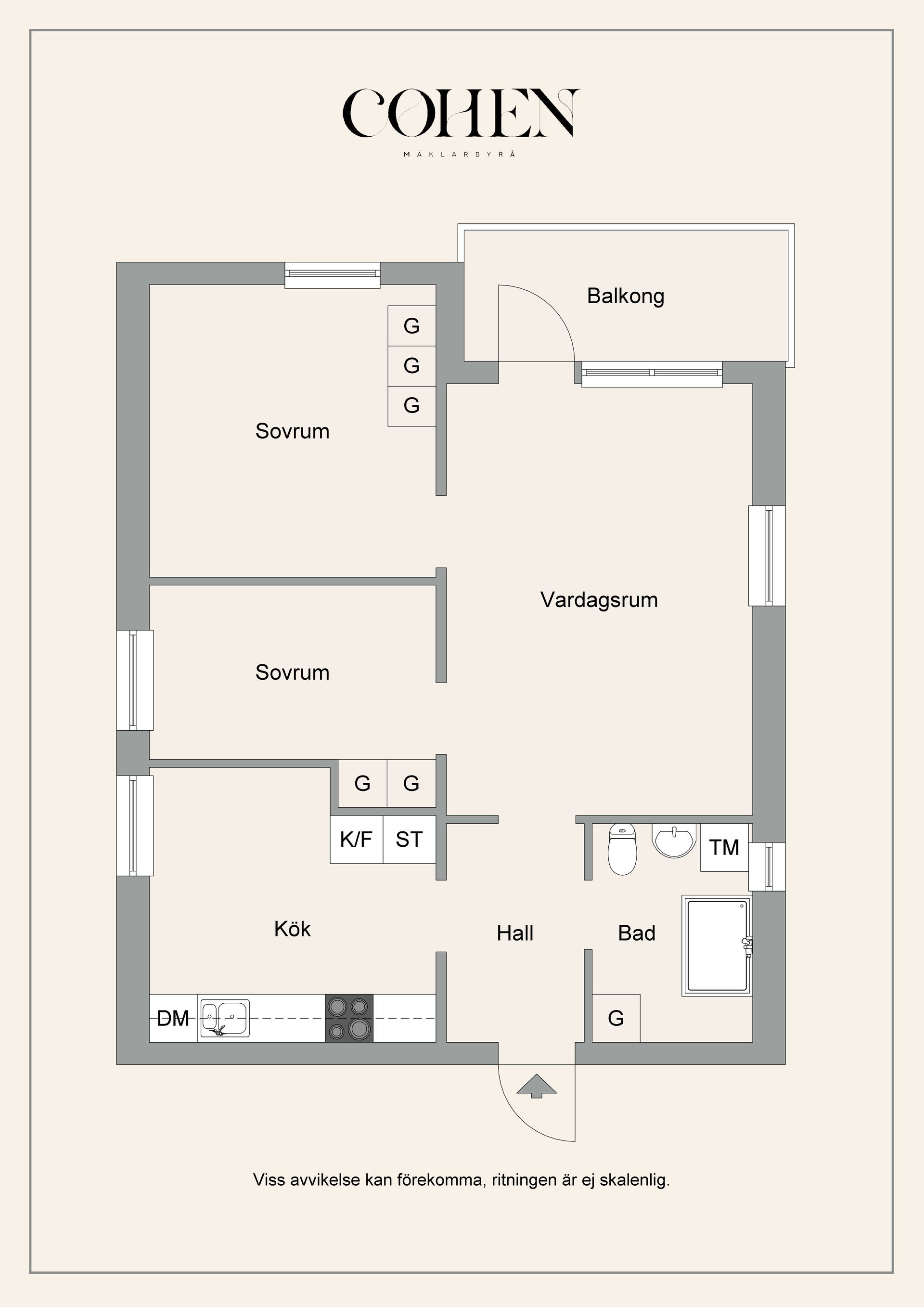 Bostadsrätt, Östra Ågatan 73D, Centrum, Uppsala
