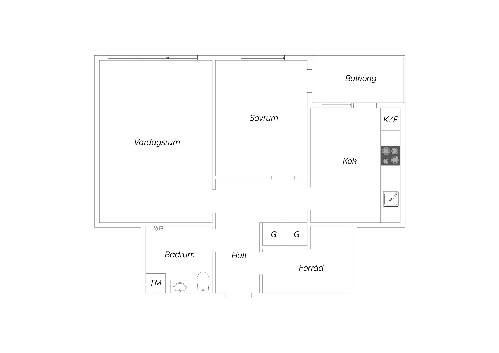 Bostadsrätt, Kommendantsvägen 26, Gamla Näsby, Kristianstad