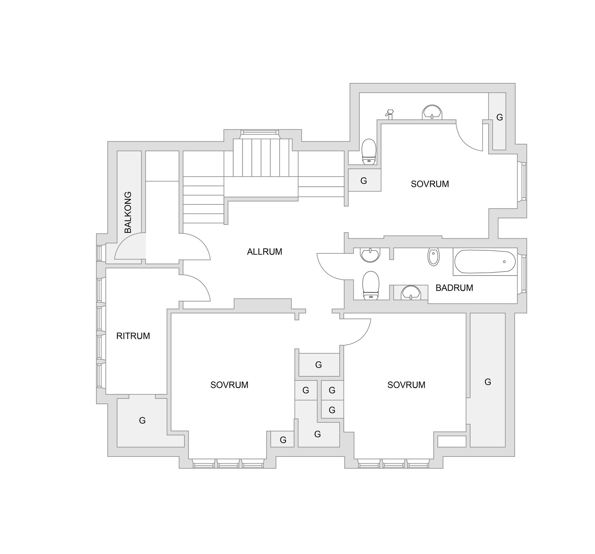 Villa, Norra Klaragatan 8, Klara, Karlstad