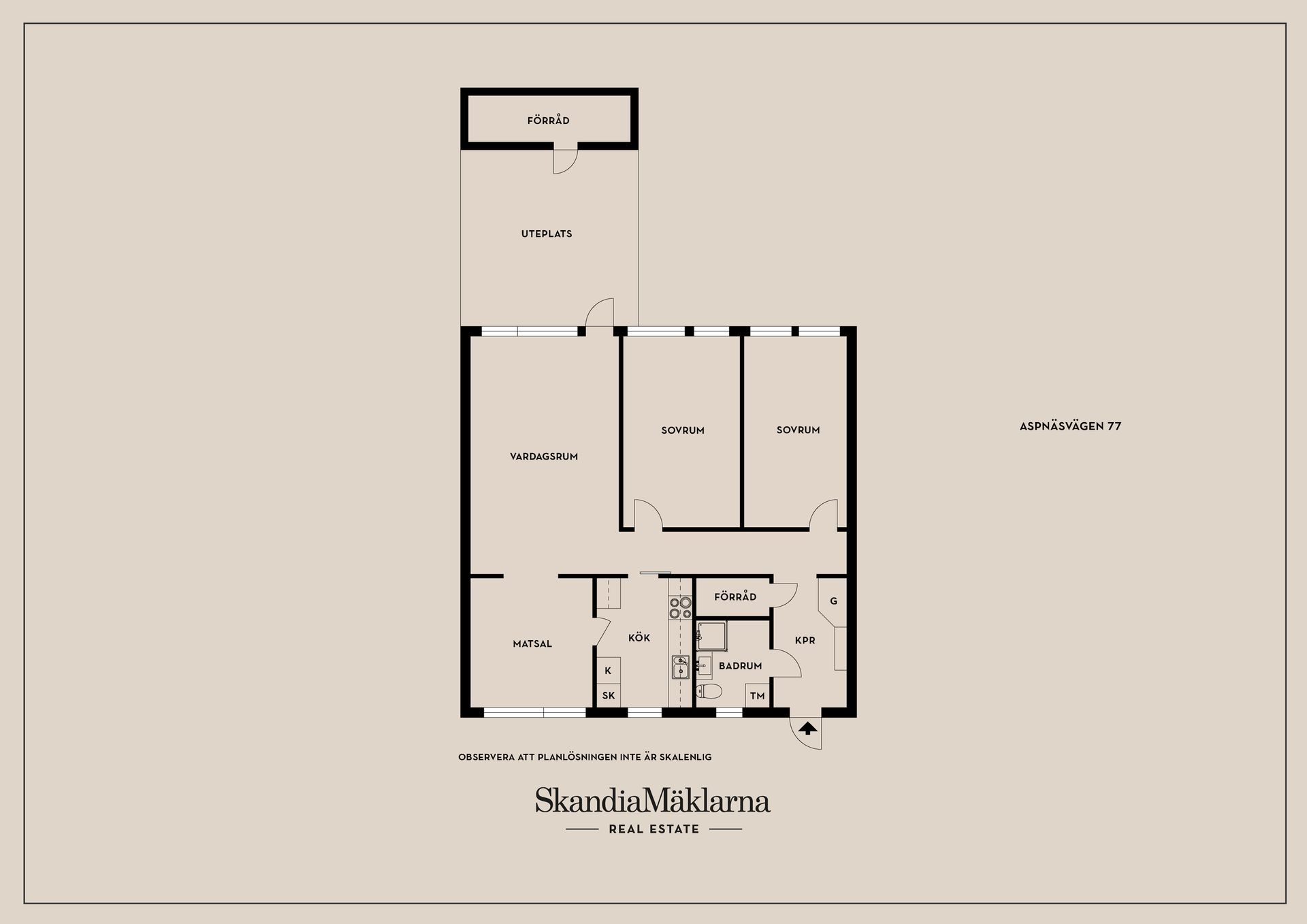 Bostadsrätt, Aspnäsvägen 77, Blästad/Ekholmen, Linköping