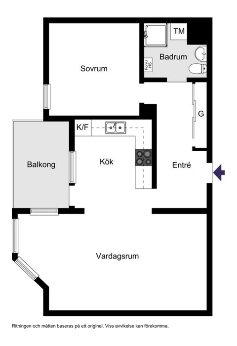 Bostadsrätt, Möllegränden 19B, Centrum Helsingborg, Helsingborg