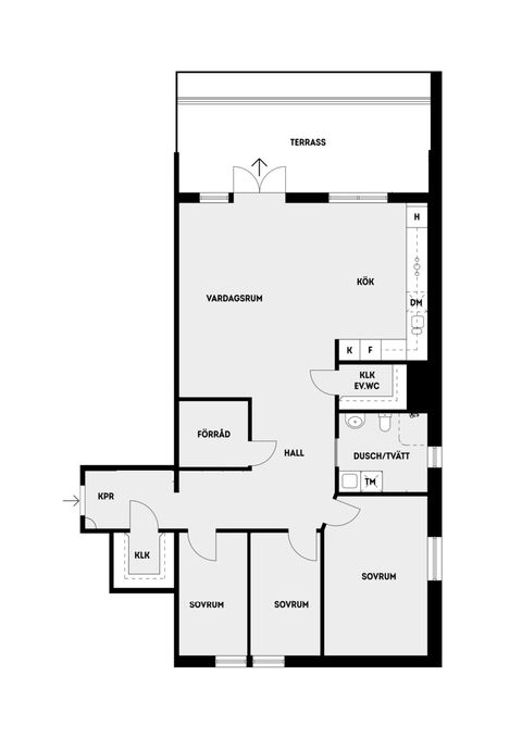 Bostadsrätt, Kabeluddsvägen 24, Gribbylund, Täby