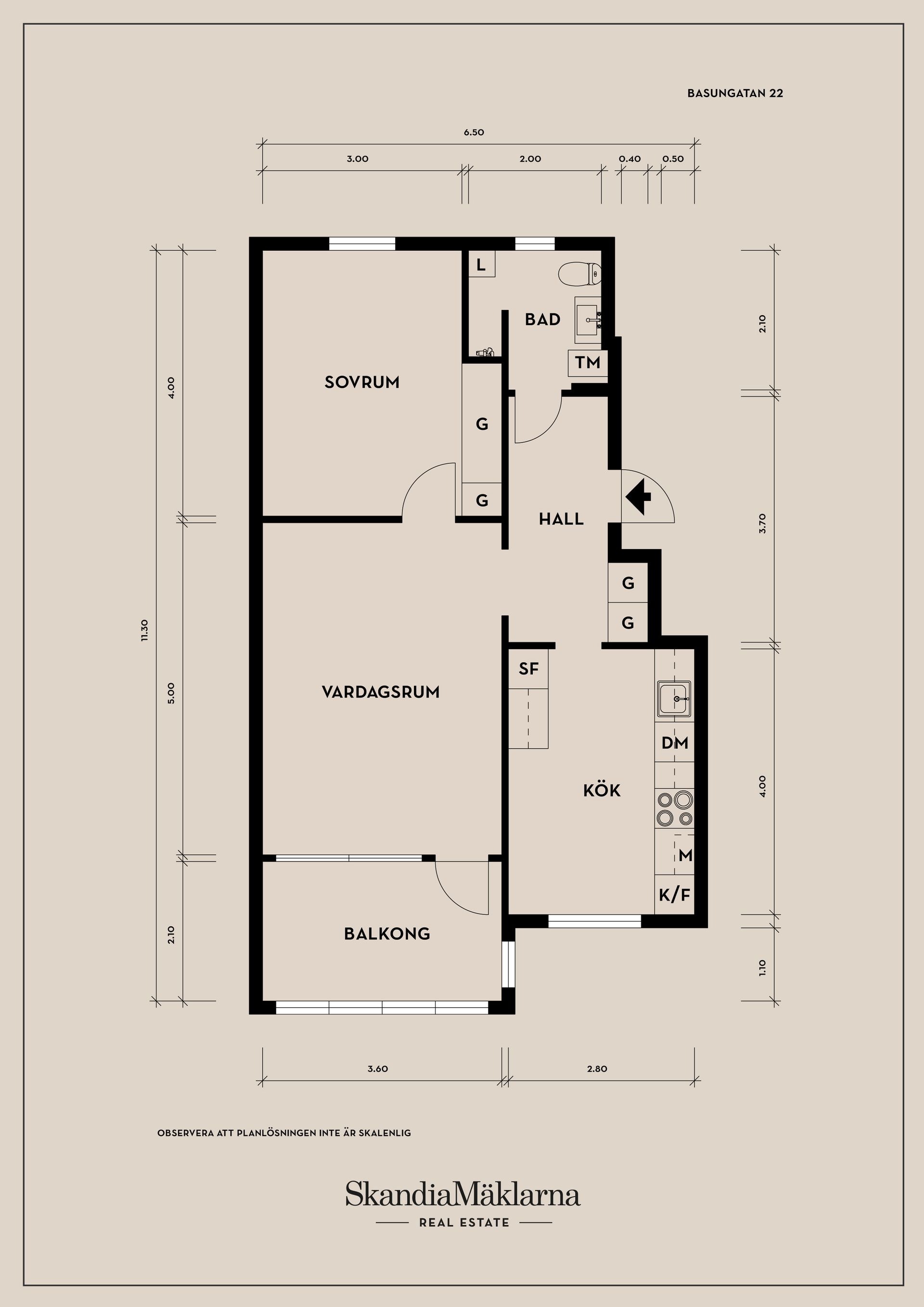 Bostadsrätt, Basungatan 22, Göteborg
