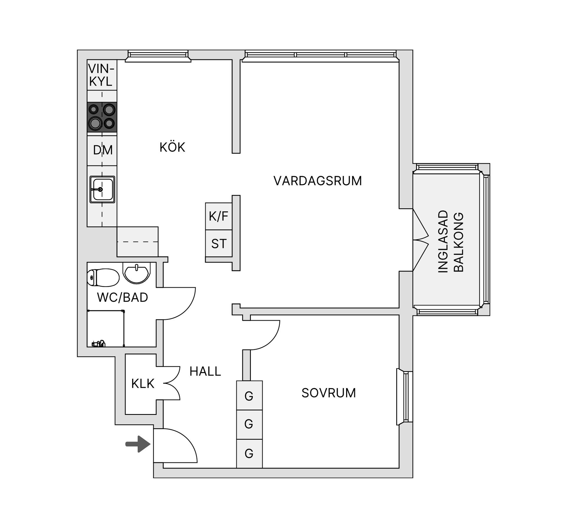Bostadsrätt, Edinsvägen 11, Ektorp, Nacka