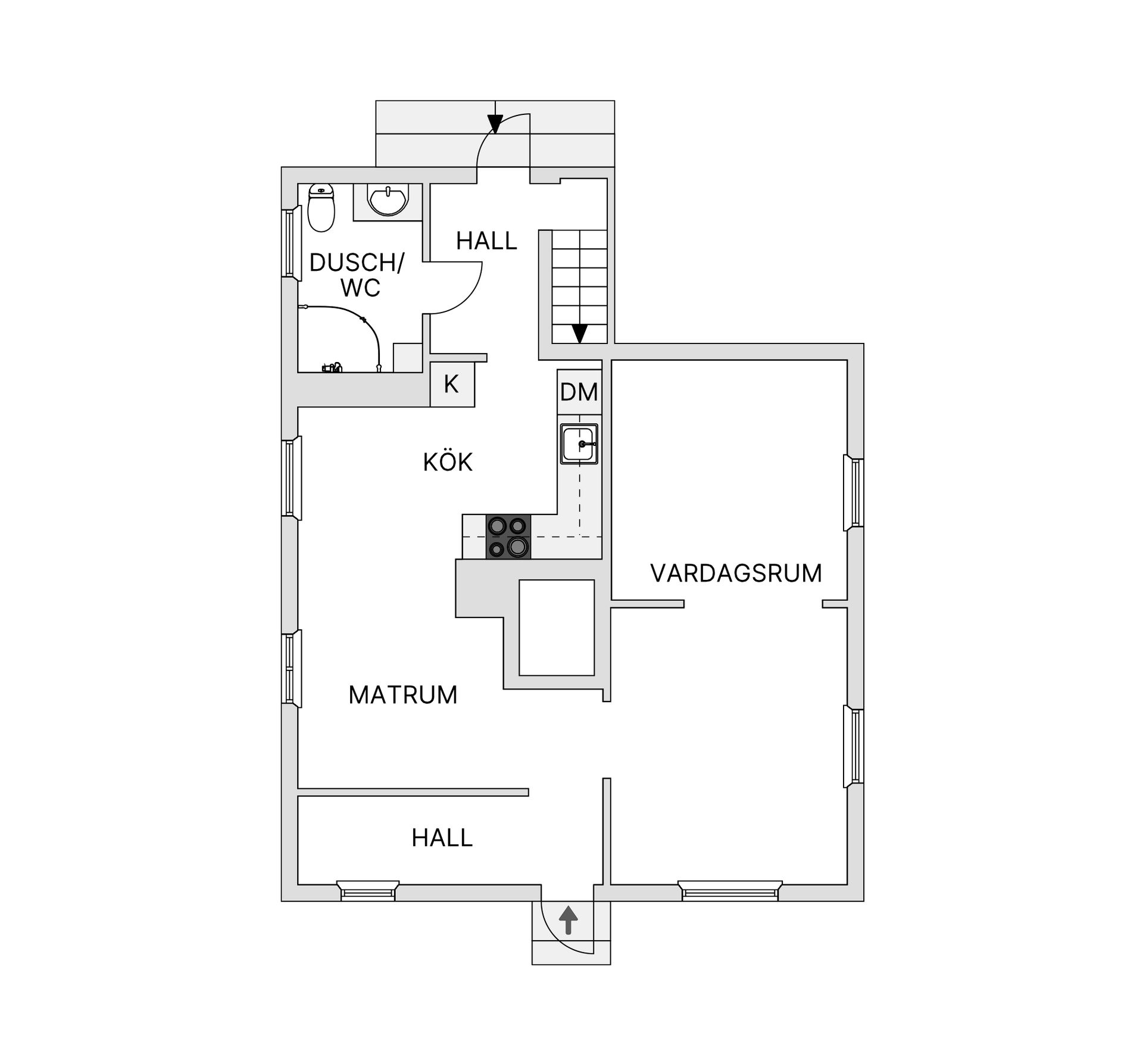 Villa, Snickaregatan 17, Hässleholm - Kristinehem, Hässleholm