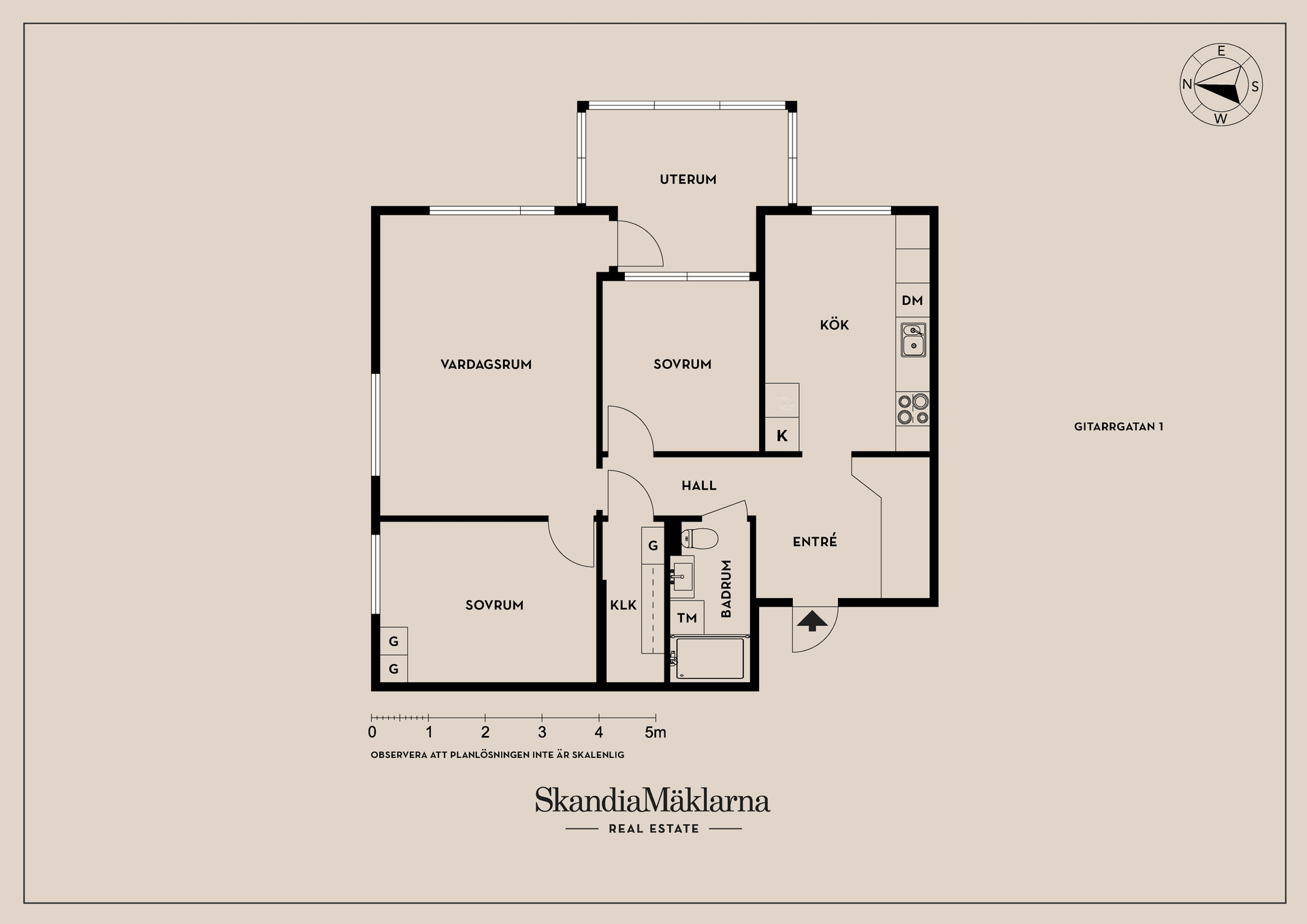 Bostadsrätt, Gitarrgatan 1, Ruddalen, Göteborg