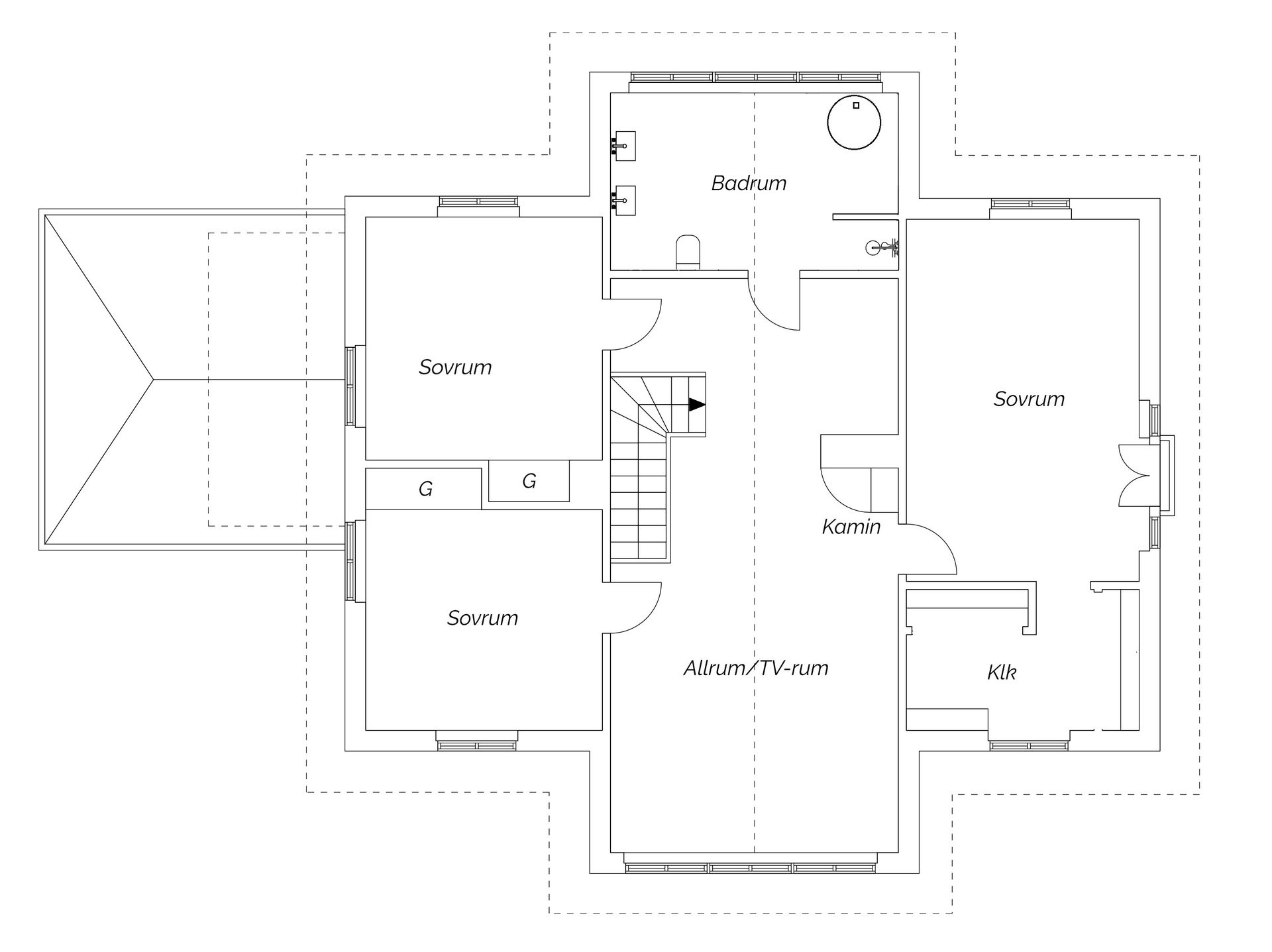 Villa, Lyckebovägen 3, Sjömarken, Borås