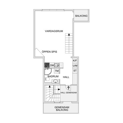 Bostadsrätt, Södergatan 1, Torpa, Jönköping