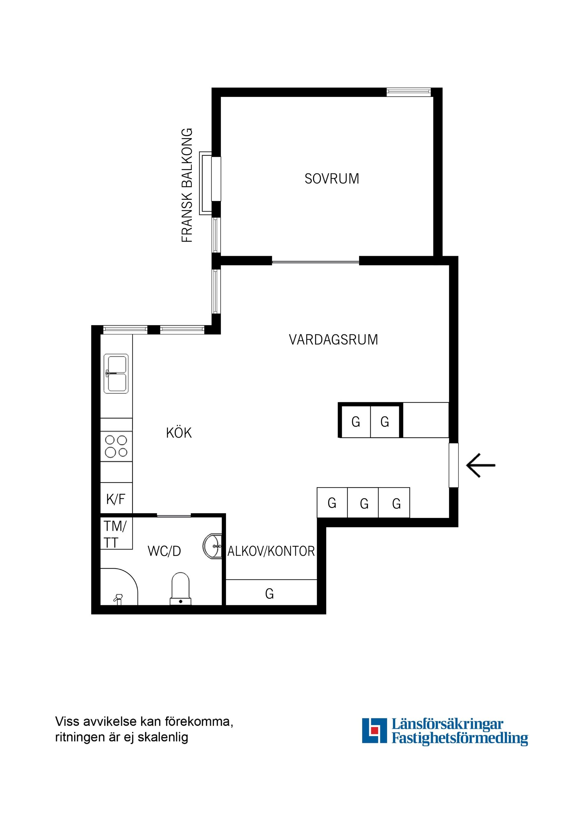 Bostadsrätt, Ormbergsvägen 7, Gröndal, Stockholm