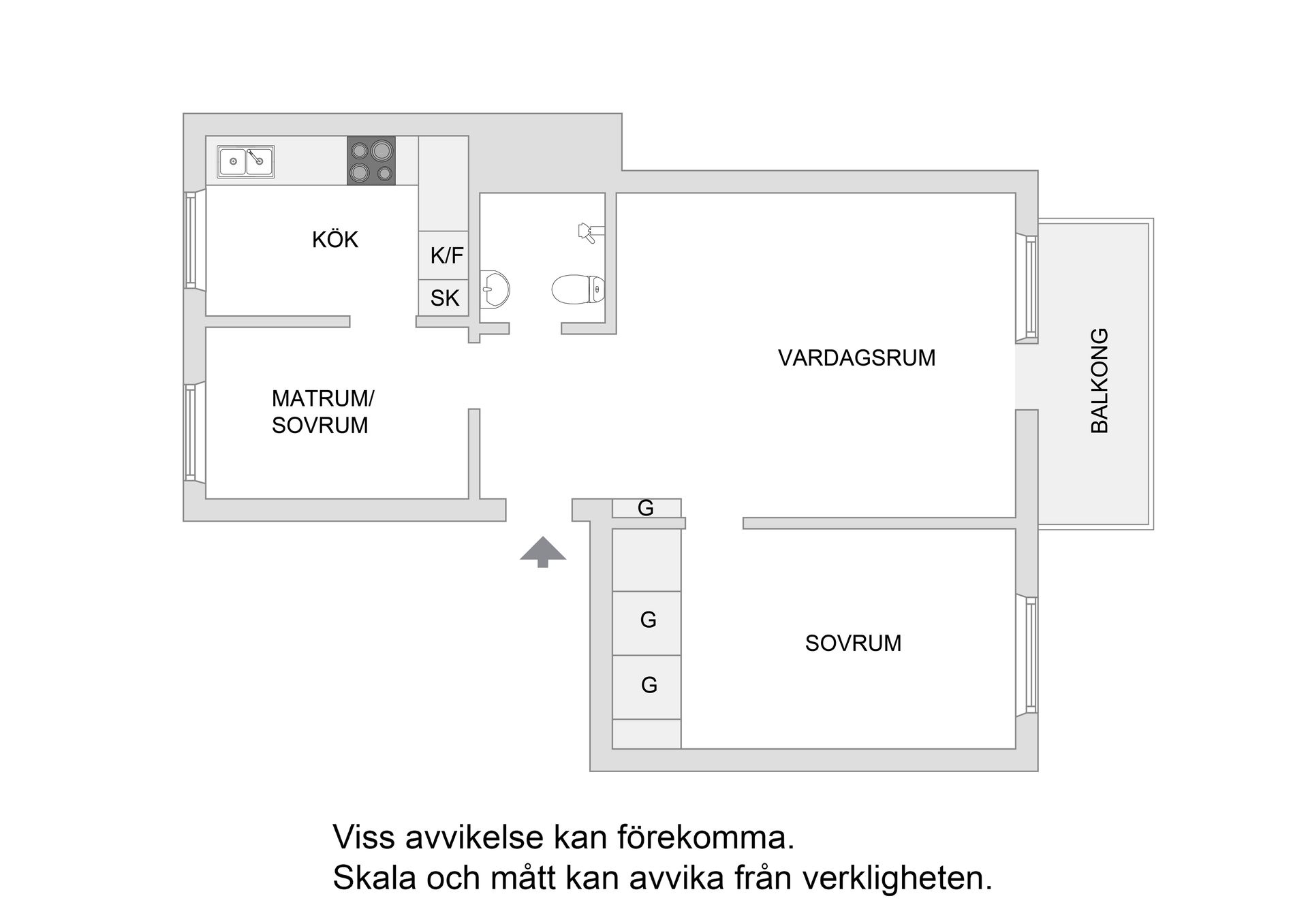 Bostadsrätt, Guldsmedsvägen 7, Blåsut, Stockholm