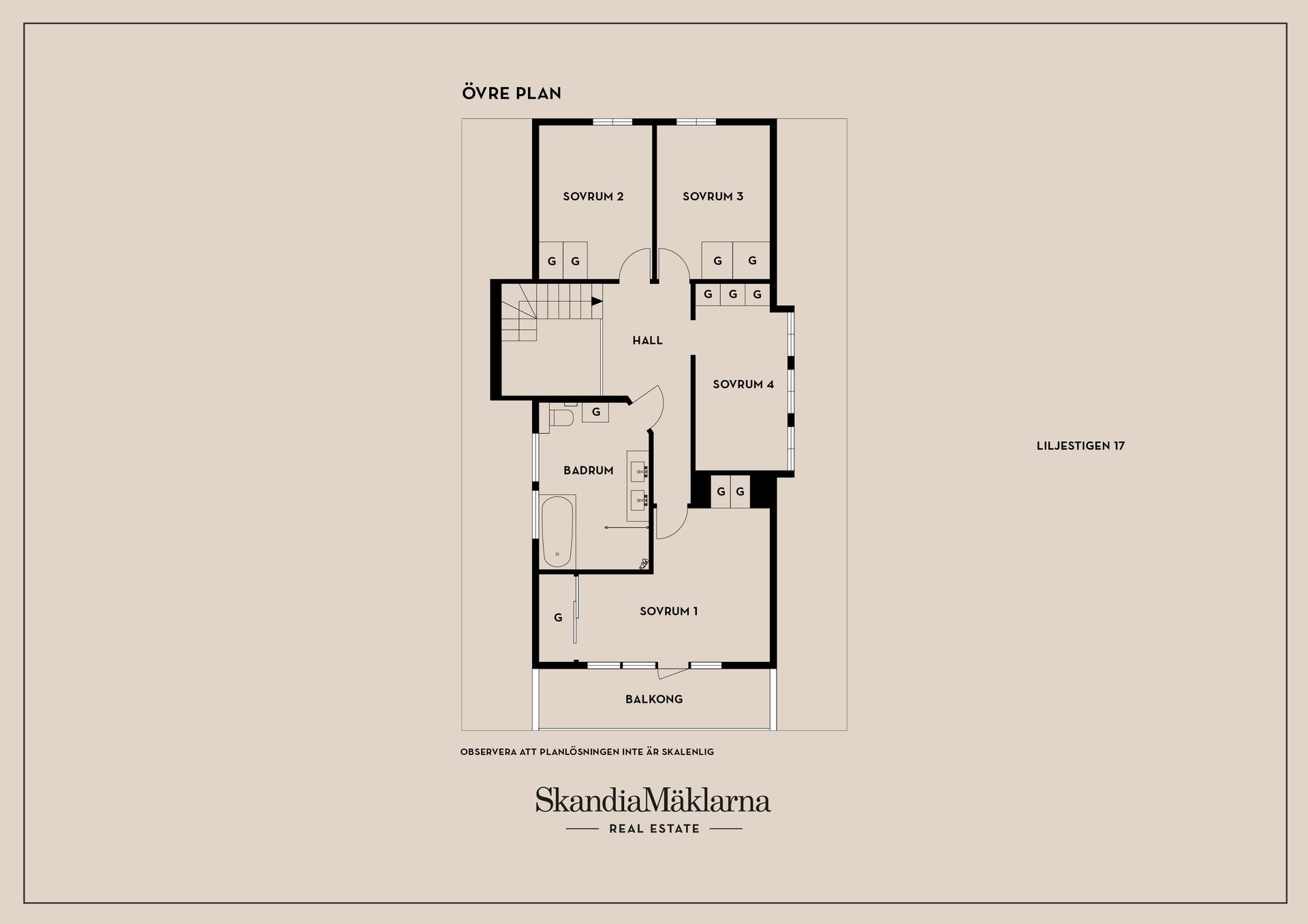 Villa, Liljestigen 17, Herrängen, Stockholm