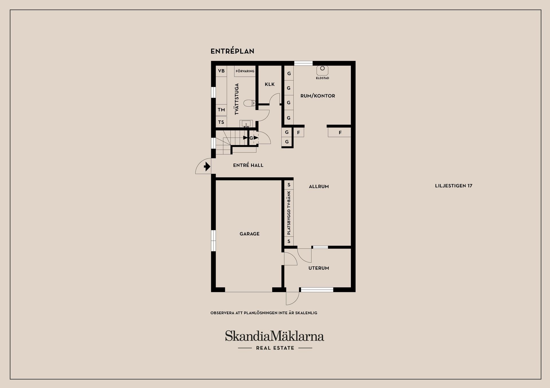 Villa, Liljestigen 17, Herrängen, Stockholm
