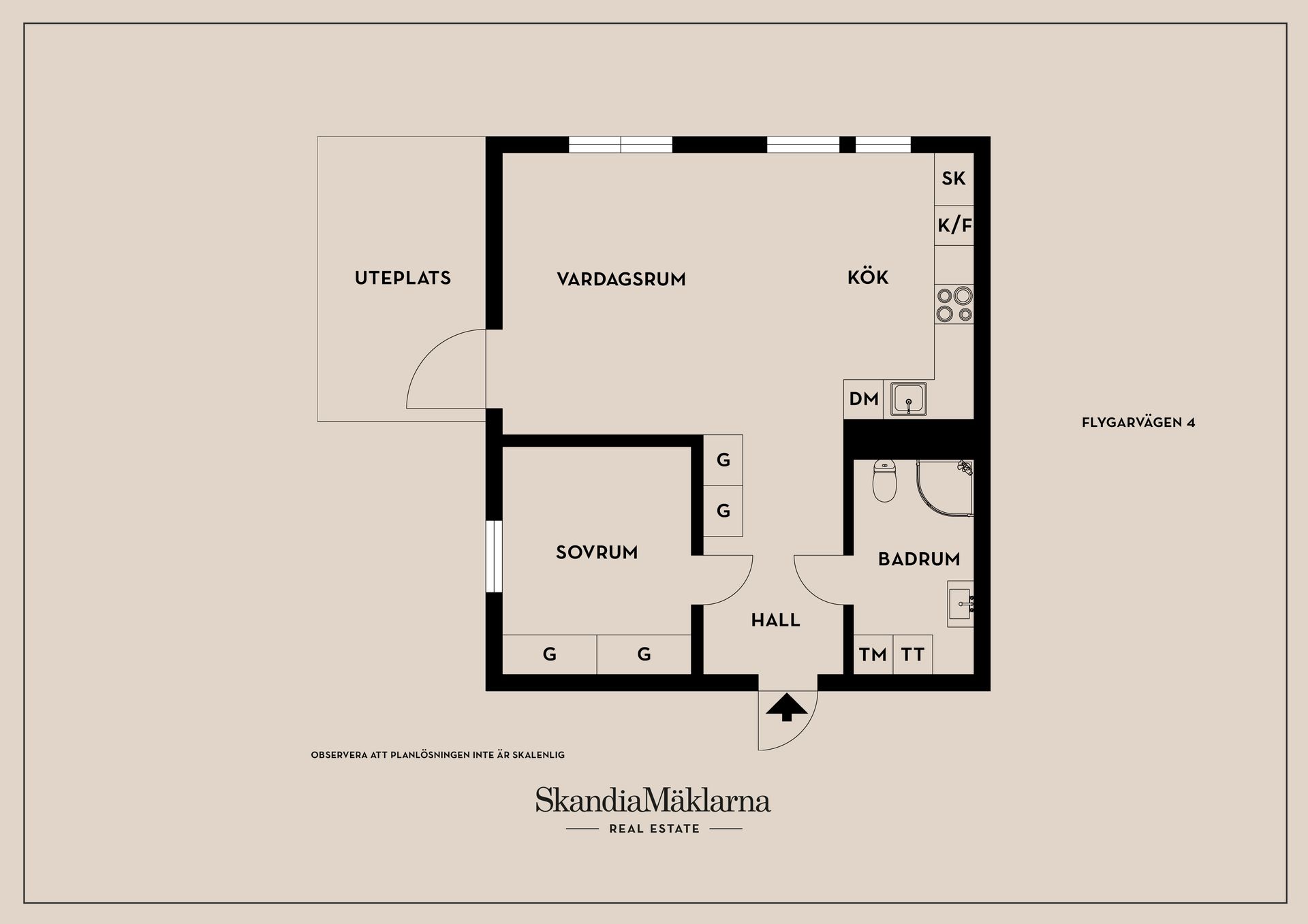 Bostadsrätt, Flygarvägen 4, Riksten, Botkyrka