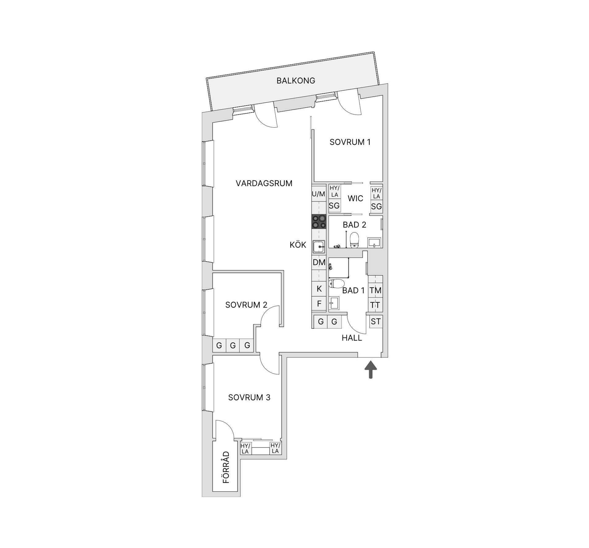 Bostadsrätt, Hälsingegatan 61, Vasastan Hagastaden, Stockholm