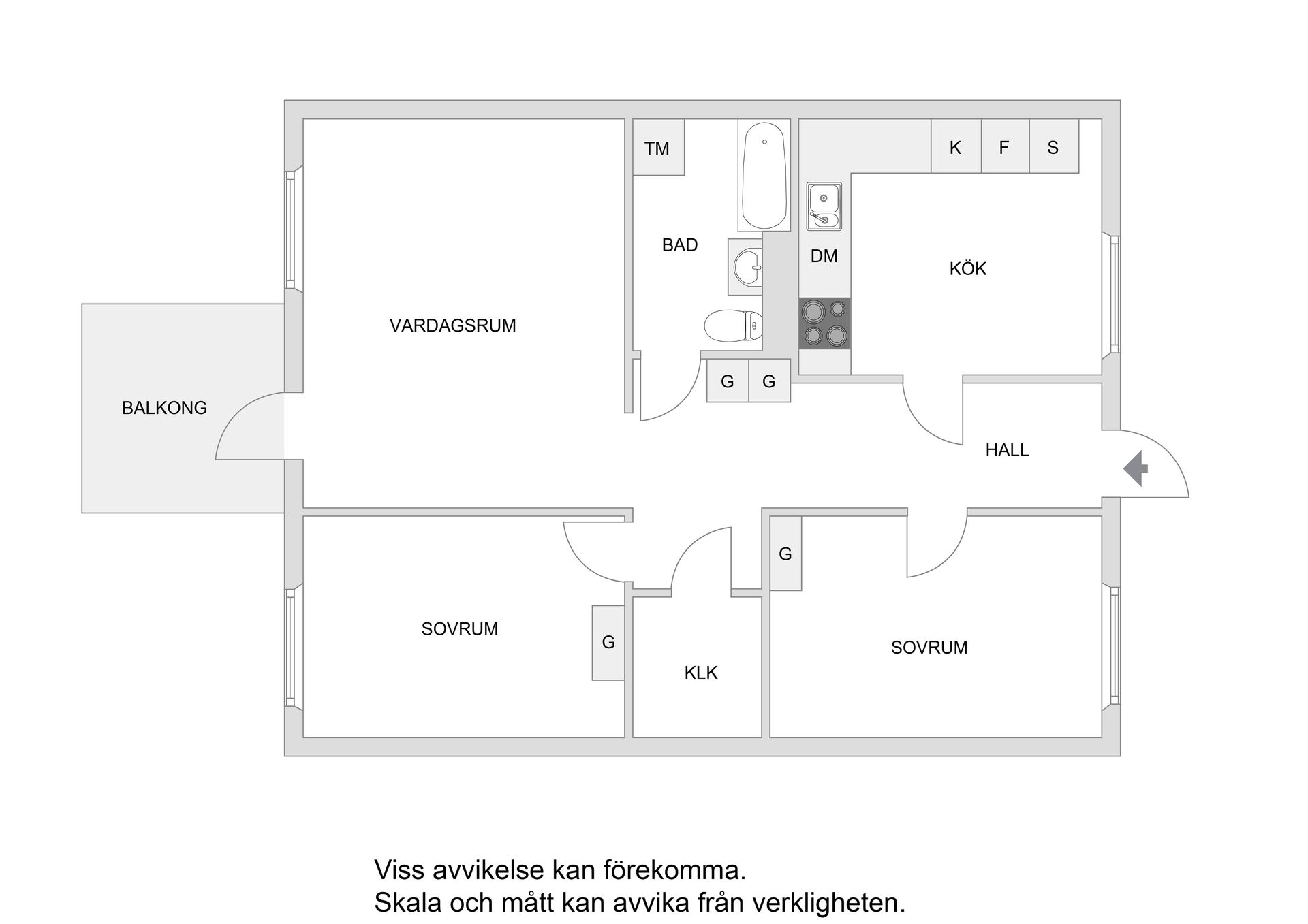 Bostadsrätt, Horisontvägen 63, 2tr, Skarpnäck, Stockholm