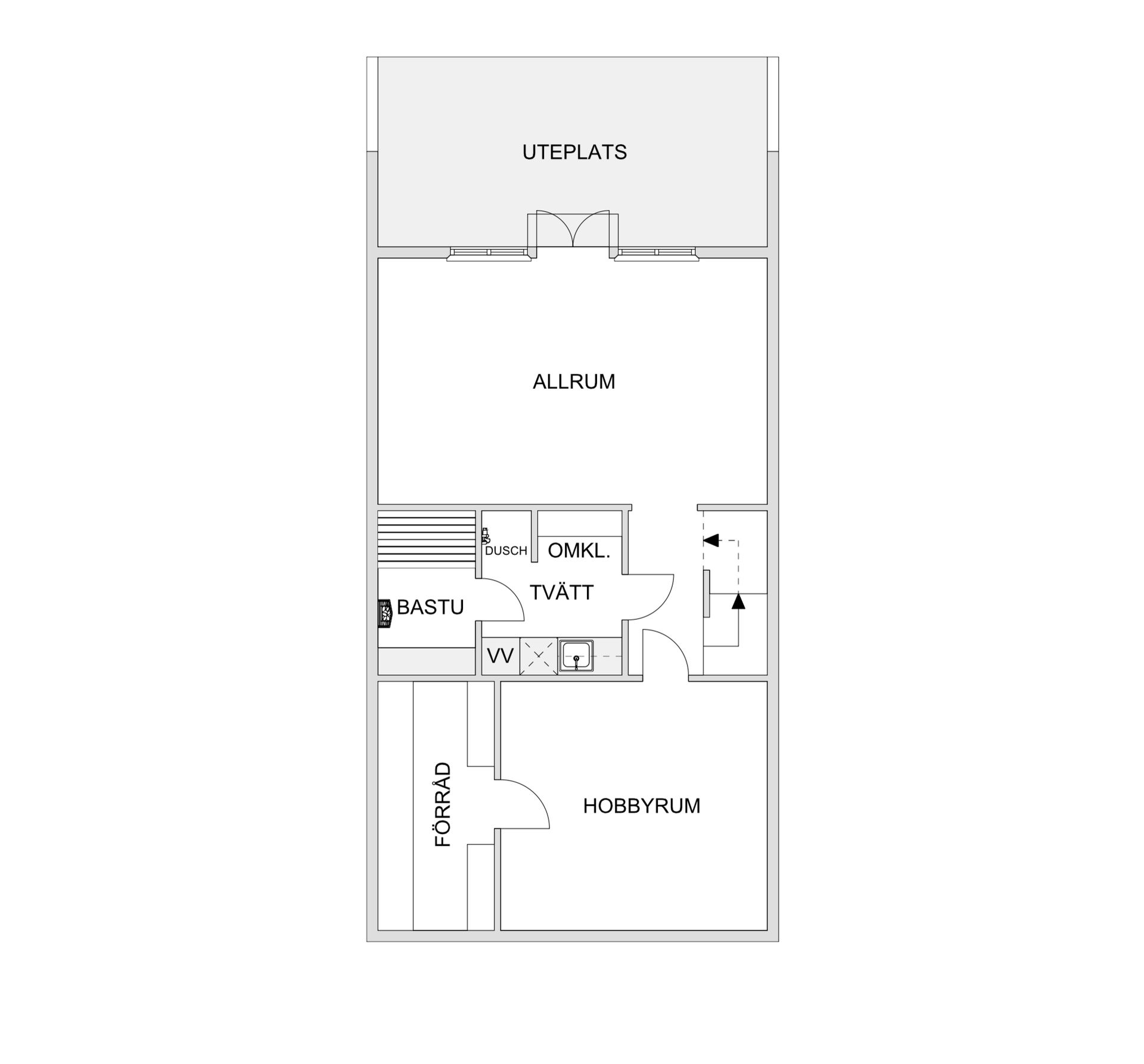 Villa, Radhus, Dalgatan 6A, Älvsbacka, Skellefteå