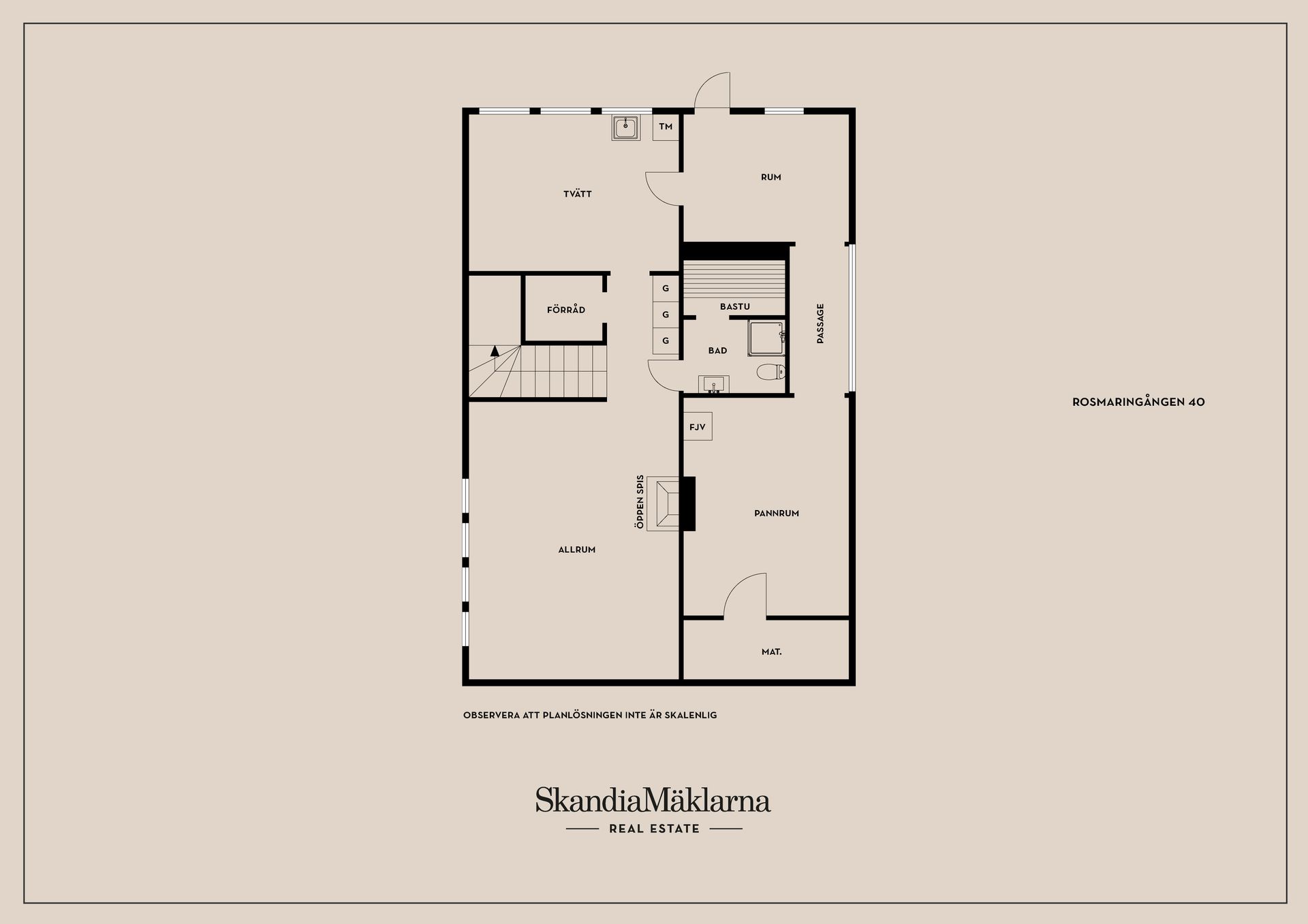 Villa, Rosmaringången 40, Sörmarken, Borås