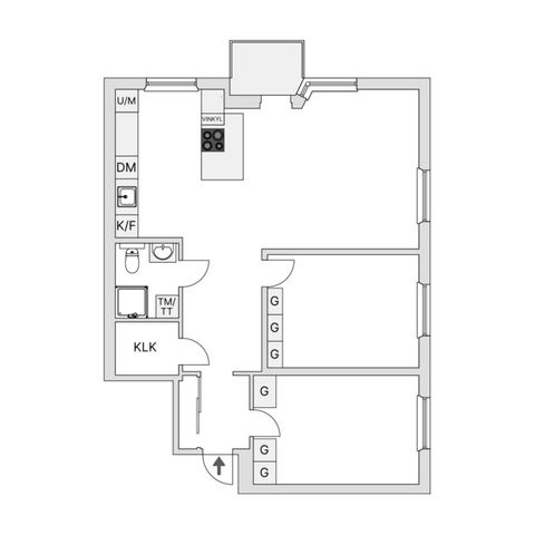 Bostadsrätt, Filipstadsbacken 36, 6 tr, Farsta, Stockholm