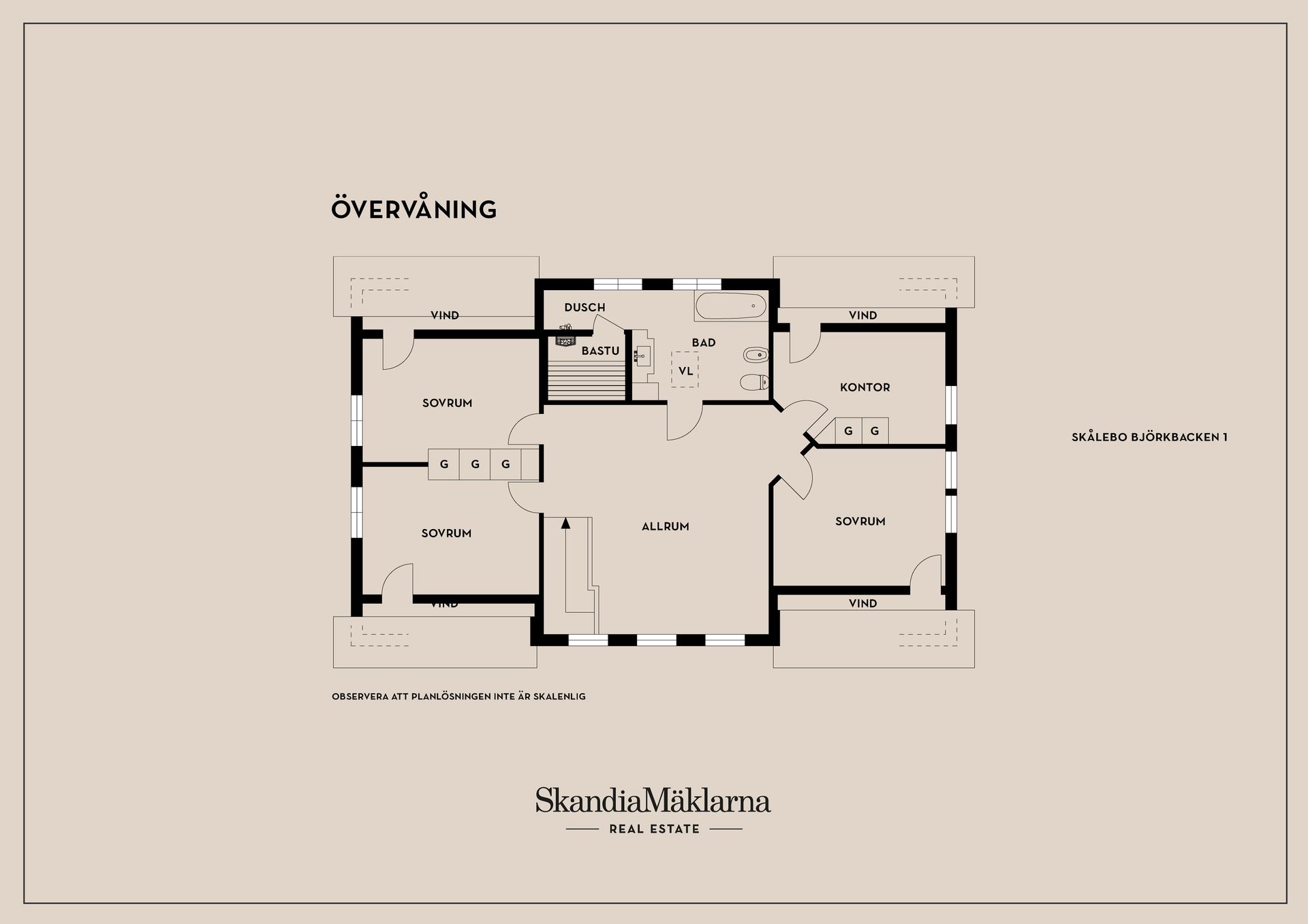 Villa, Skålebo Björkbacken 1, Skeda Udde, landet, Linköping