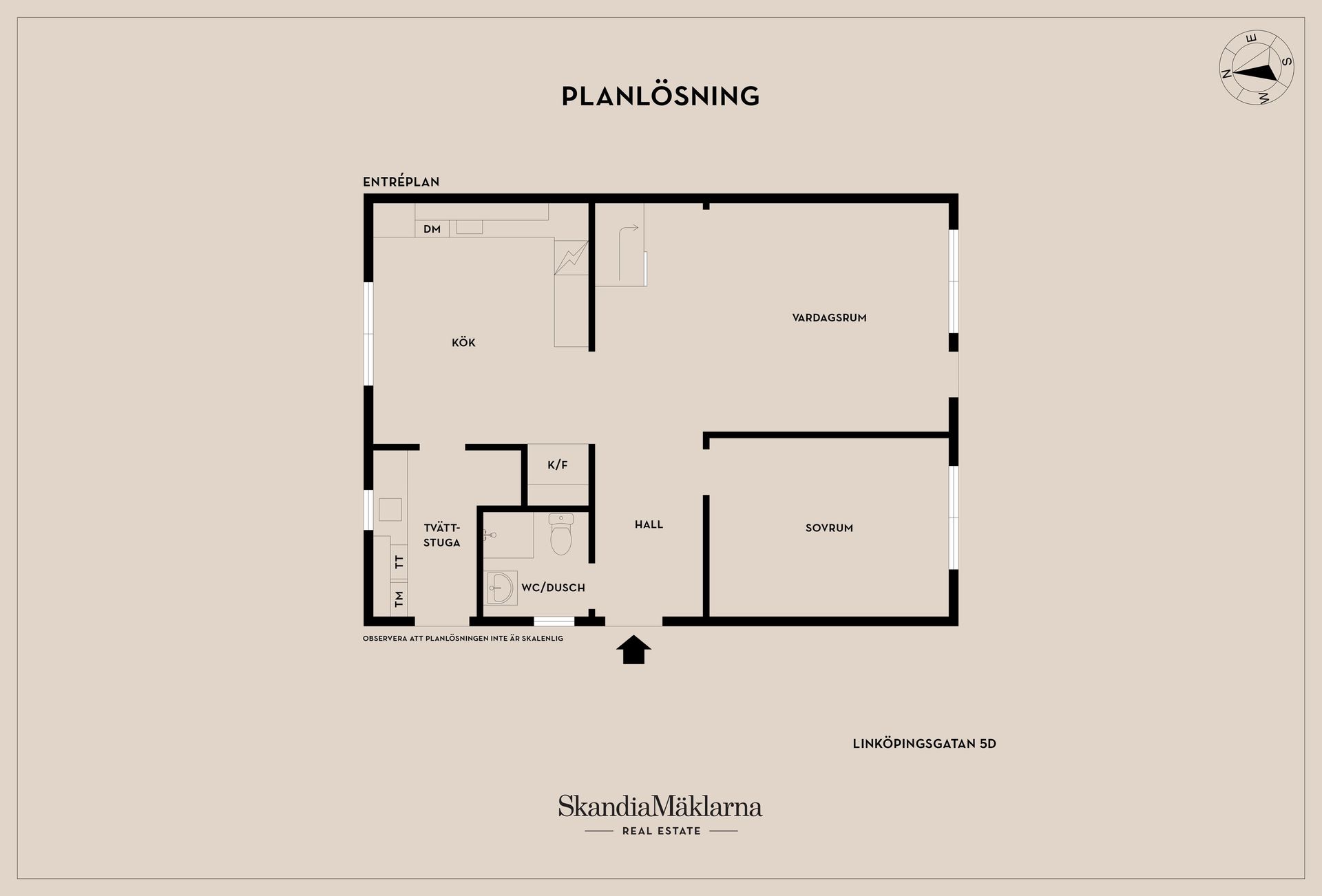 Radhus, Linköpingsgatan 5D, Mjölby