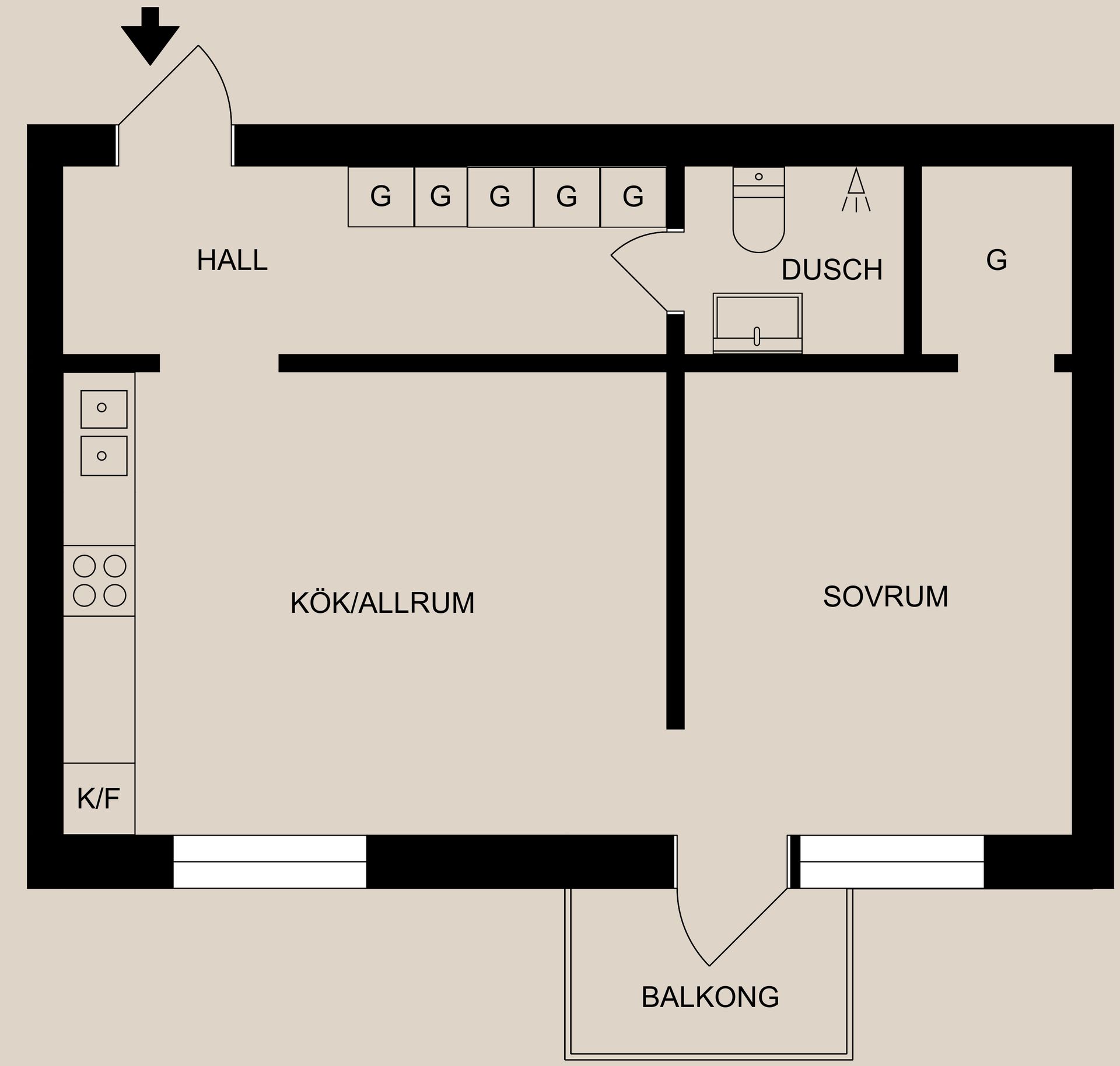 Bostadsrätt, Nelinsgatan 22, Centralt, Söder, Norrköping