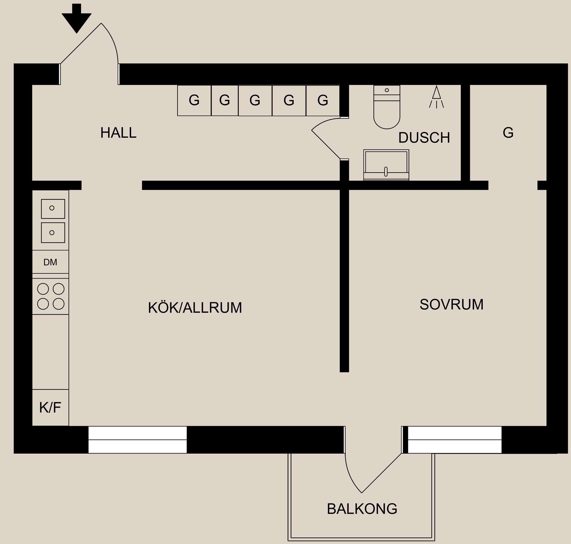 Bostadsrätt, Nelinsgatan 22, Centralt, Söder, Norrköping