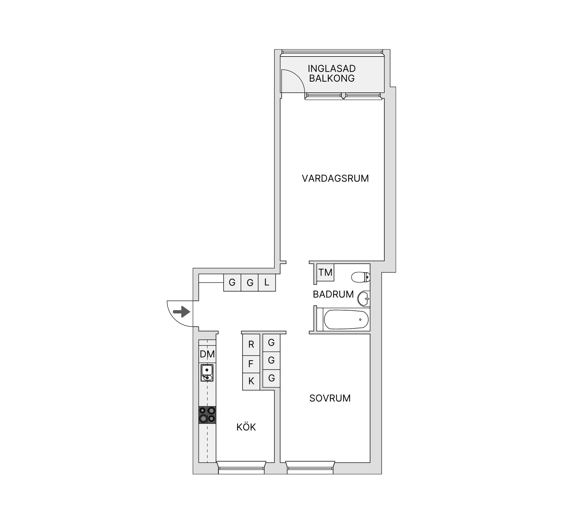 Bostadsrätt, Planteringsgatan 20B, Sjöbo Centrum, Sjöbo