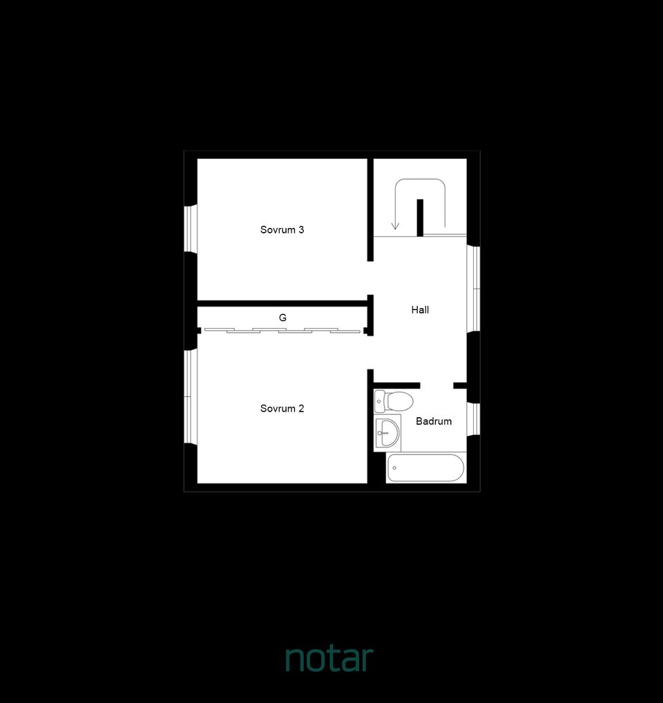 Bostadsrätt, Radhus, Åsvägen 4B, Ås, Krokom