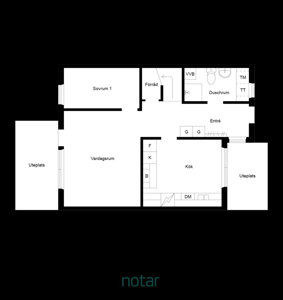 Bostadsrätt, Radhus, Åsvägen 4B, Ås, Krokom