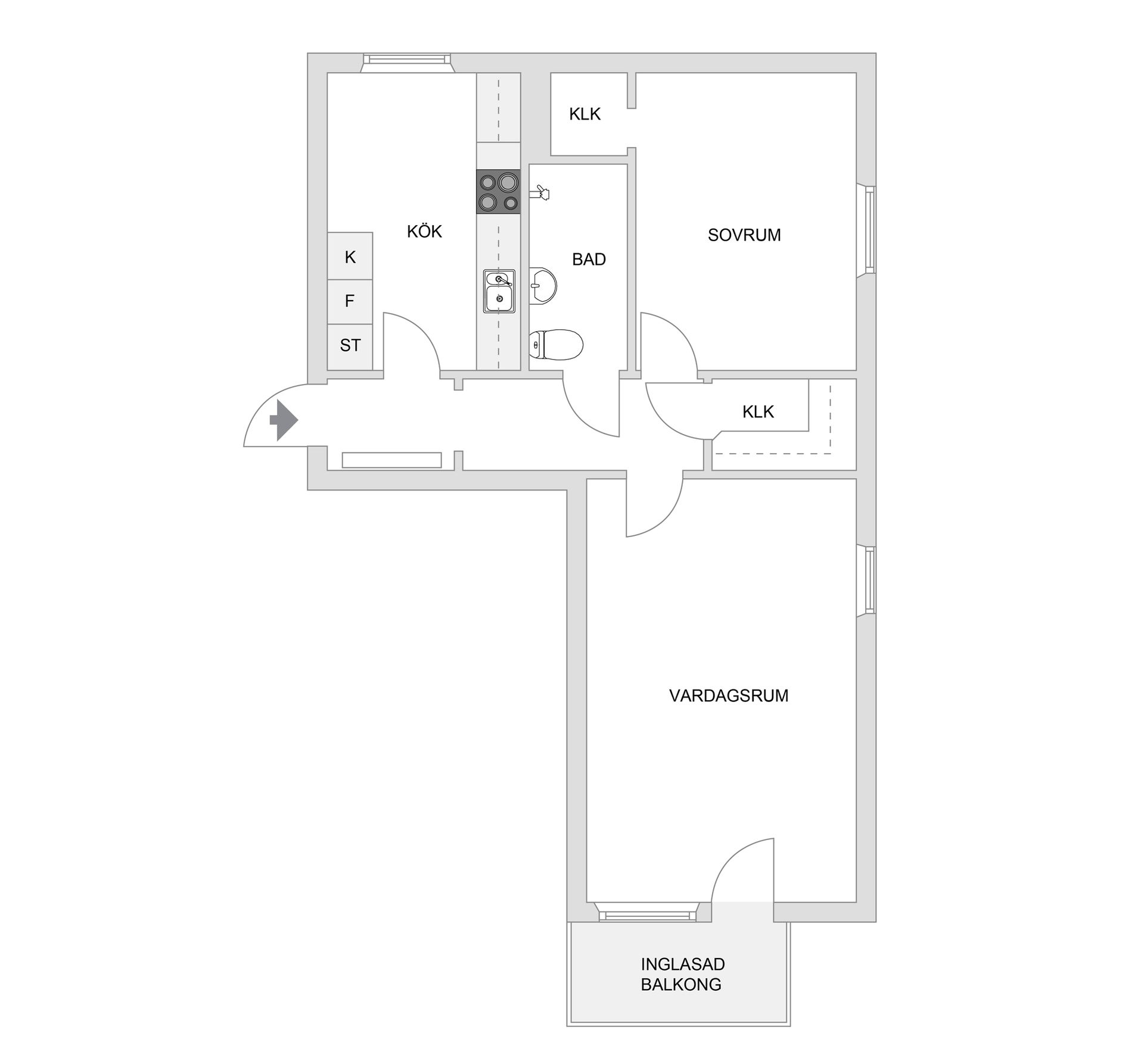 Bostadsrätt, Sydvärnsgatan 1A, Våxnäs, Karlstad