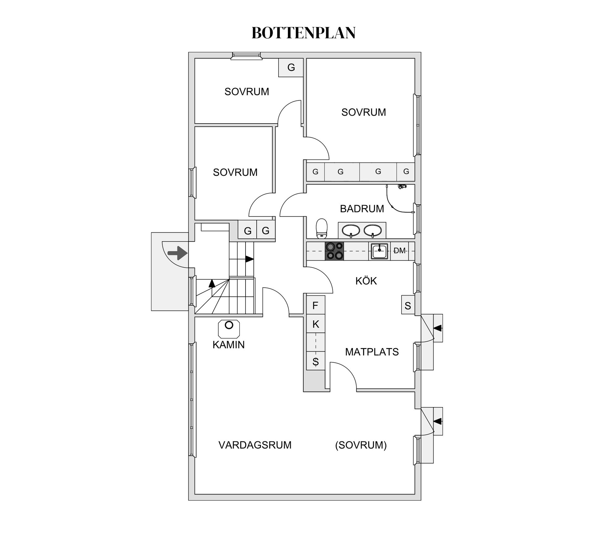 Villa, Skuggvägen 8A, Fornudden-Persudde, Tyresö