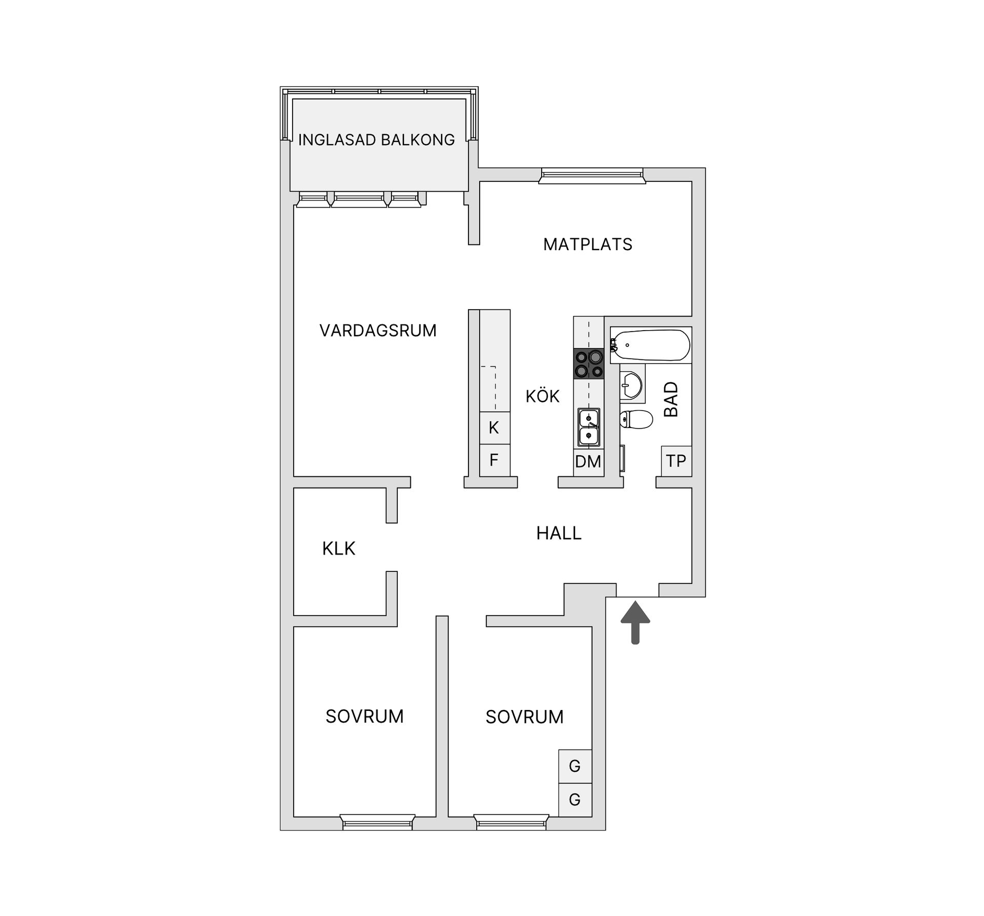 Bostadsrätt, Sikvägen 21, Tyresö Centrum, Tyresö