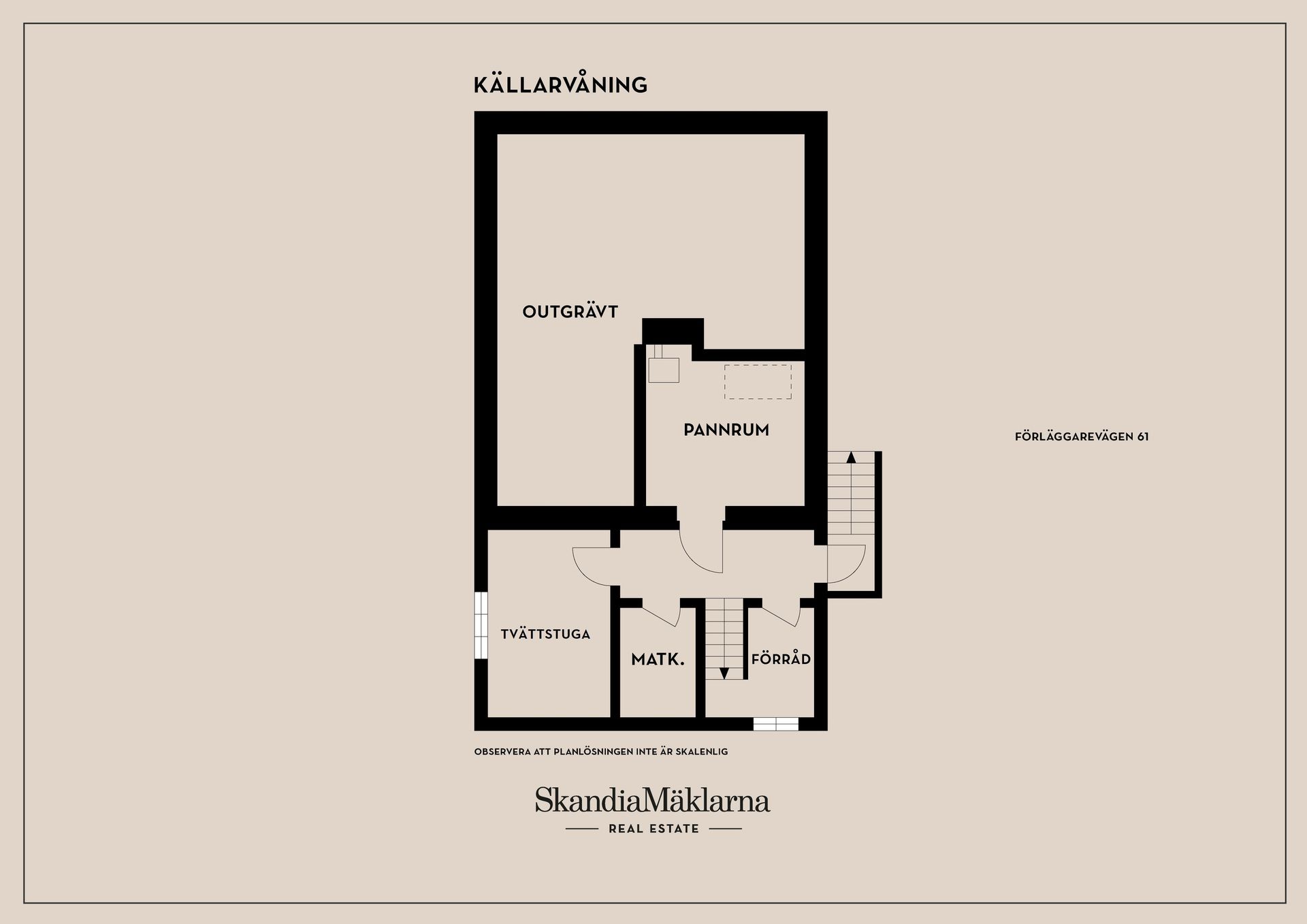 Villa, Förläggarevägen 61, Mark