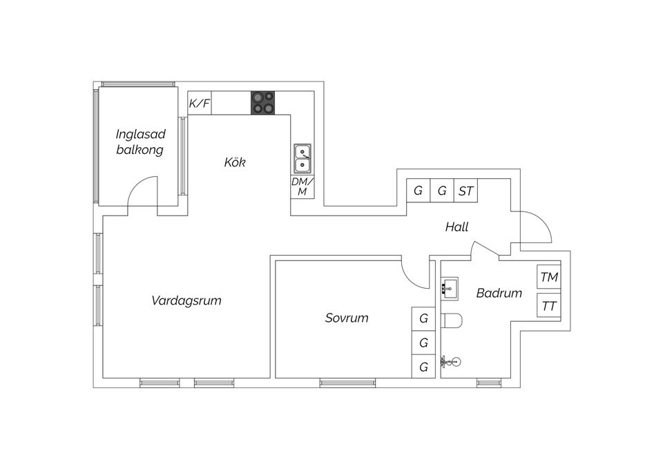 Bostadsrätt, Strandparksvägen 7C, Arnö, Nyköping