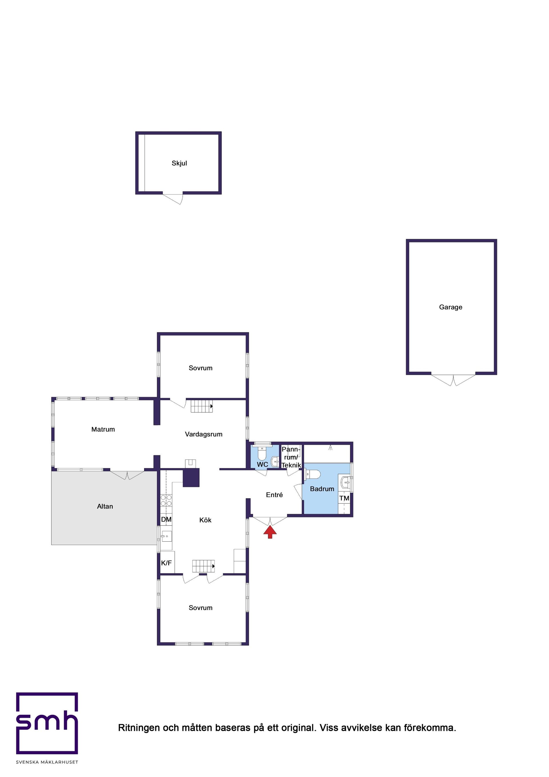 Villa, Lyckedalsvägen 34, Kristianstad - Vä, Kristianstad