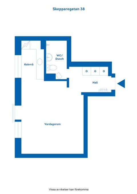Bostadsrätt, Skepparegatan 38, Centralt, Norrköping