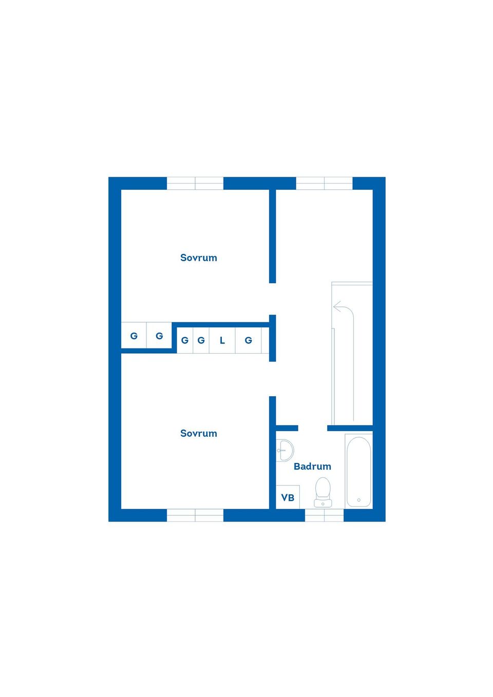 Bostadsrätt, Radhus, Stenbärsvägen 43E, Sätra, Gävle
