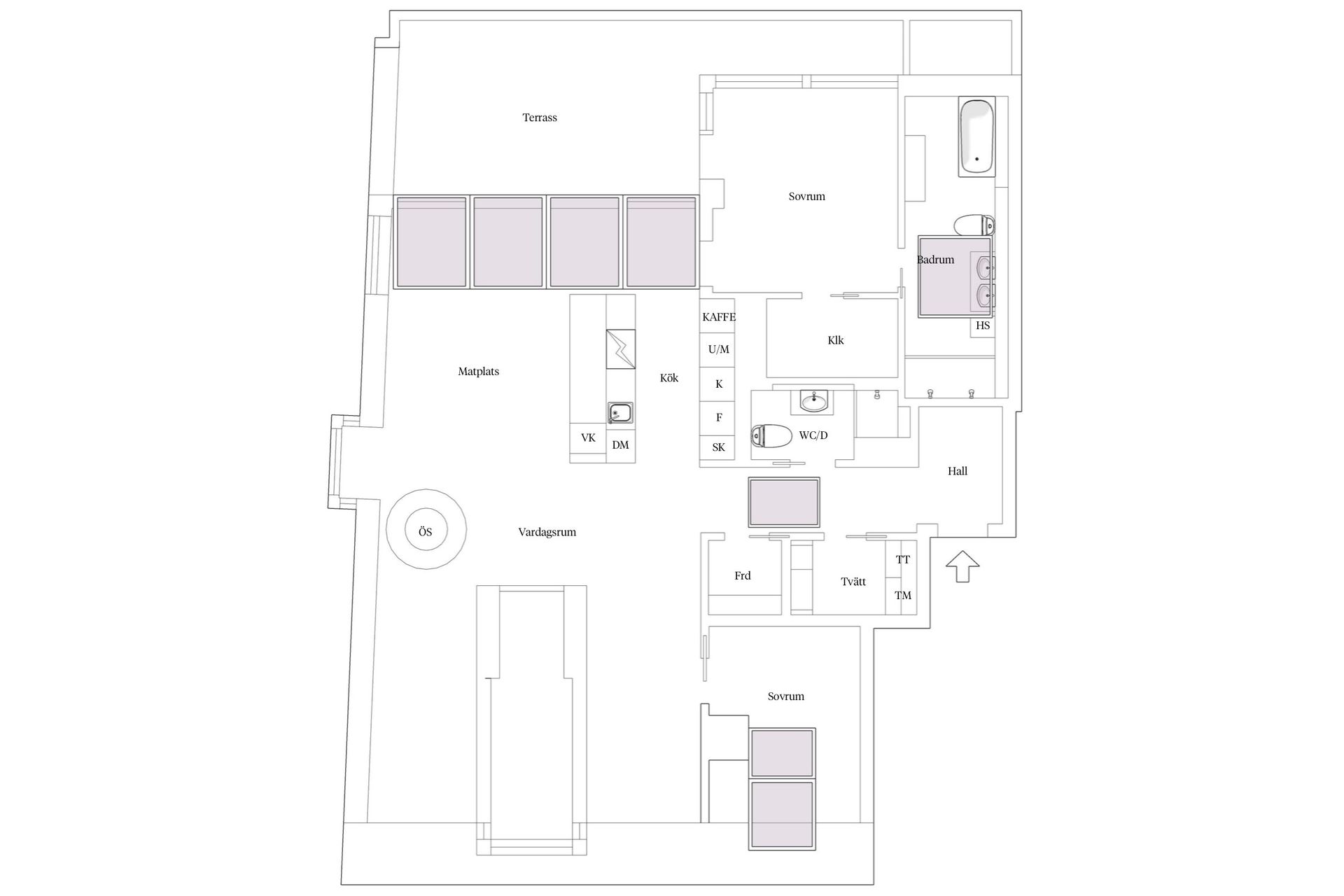 Bostadsrätt, Södra vägen 48A, Söder, Varberg