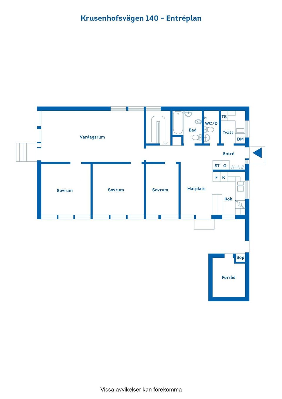 Villa, Radhus, Krusenhofsvägen 140, Åby, Norrköping