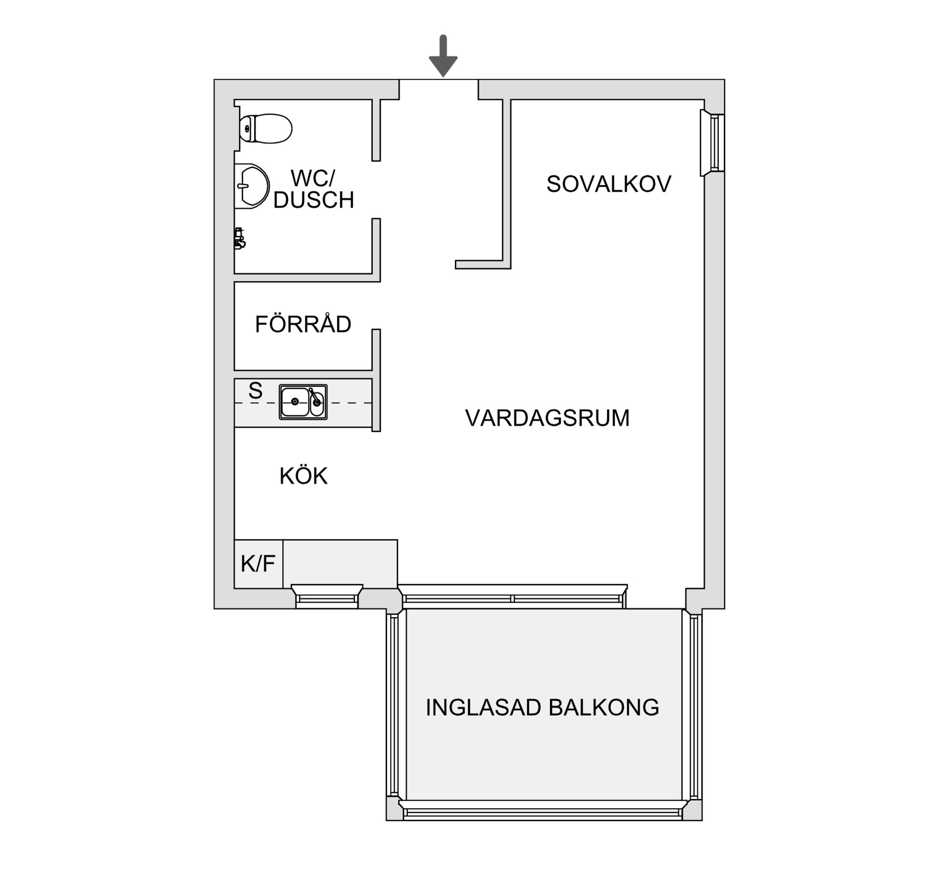 Bostadsrätt, Läkarvägen 6J, Norrböle, Skellefteå