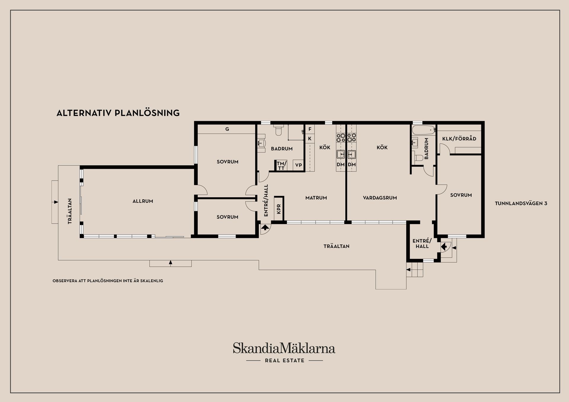 Villa, Tunnlandsvägen 3, Viksjö, Järfälla