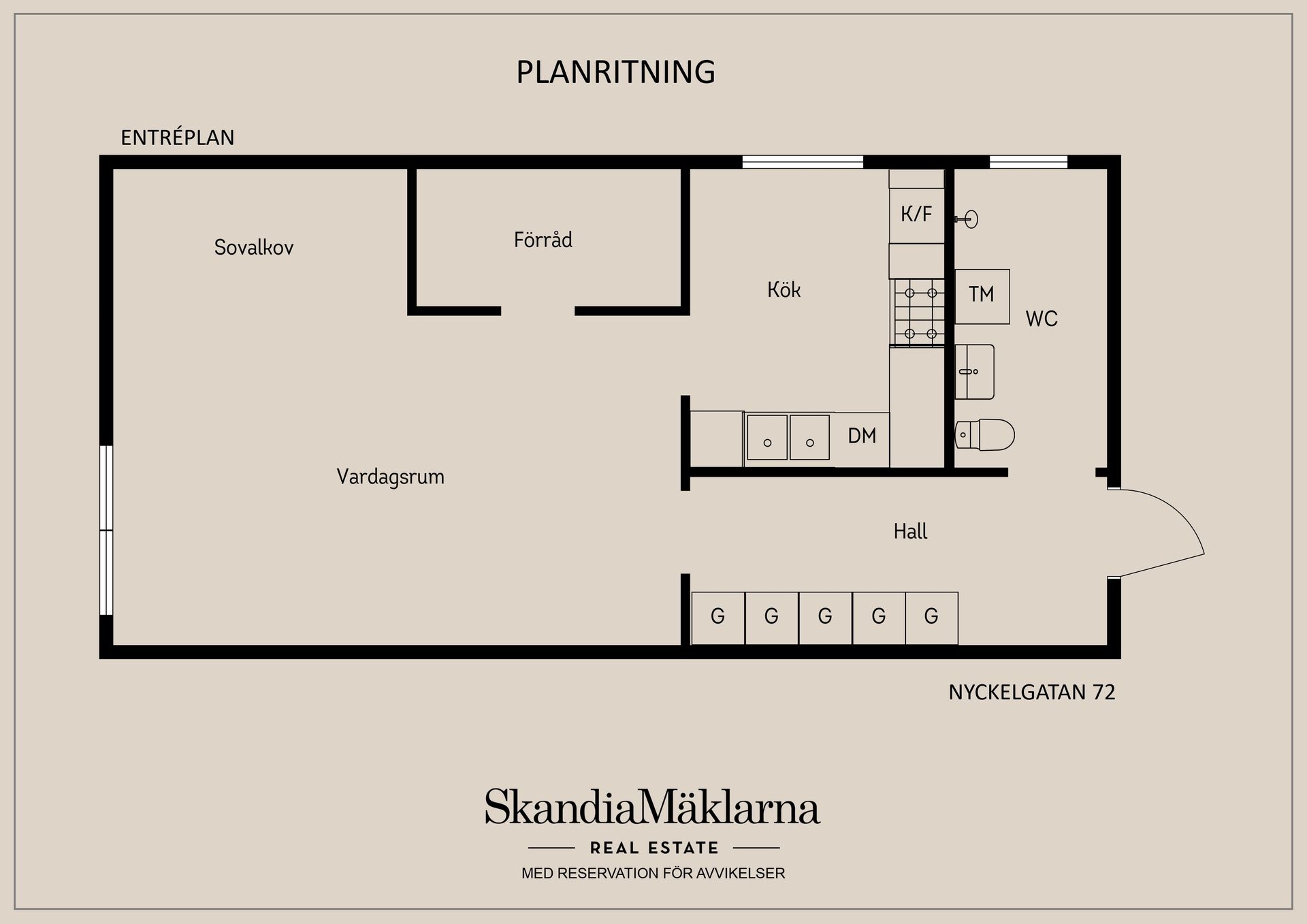Bostadsrätt, Nyckelgatan 72, Skellefteå