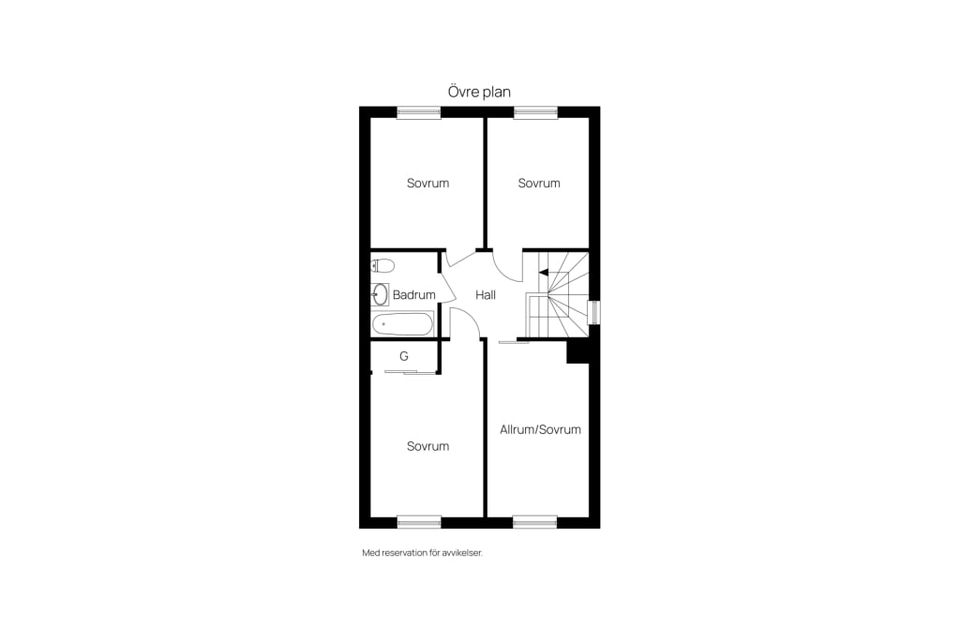 Radhus, Gullrisgatan 131, Sörby, Kumla