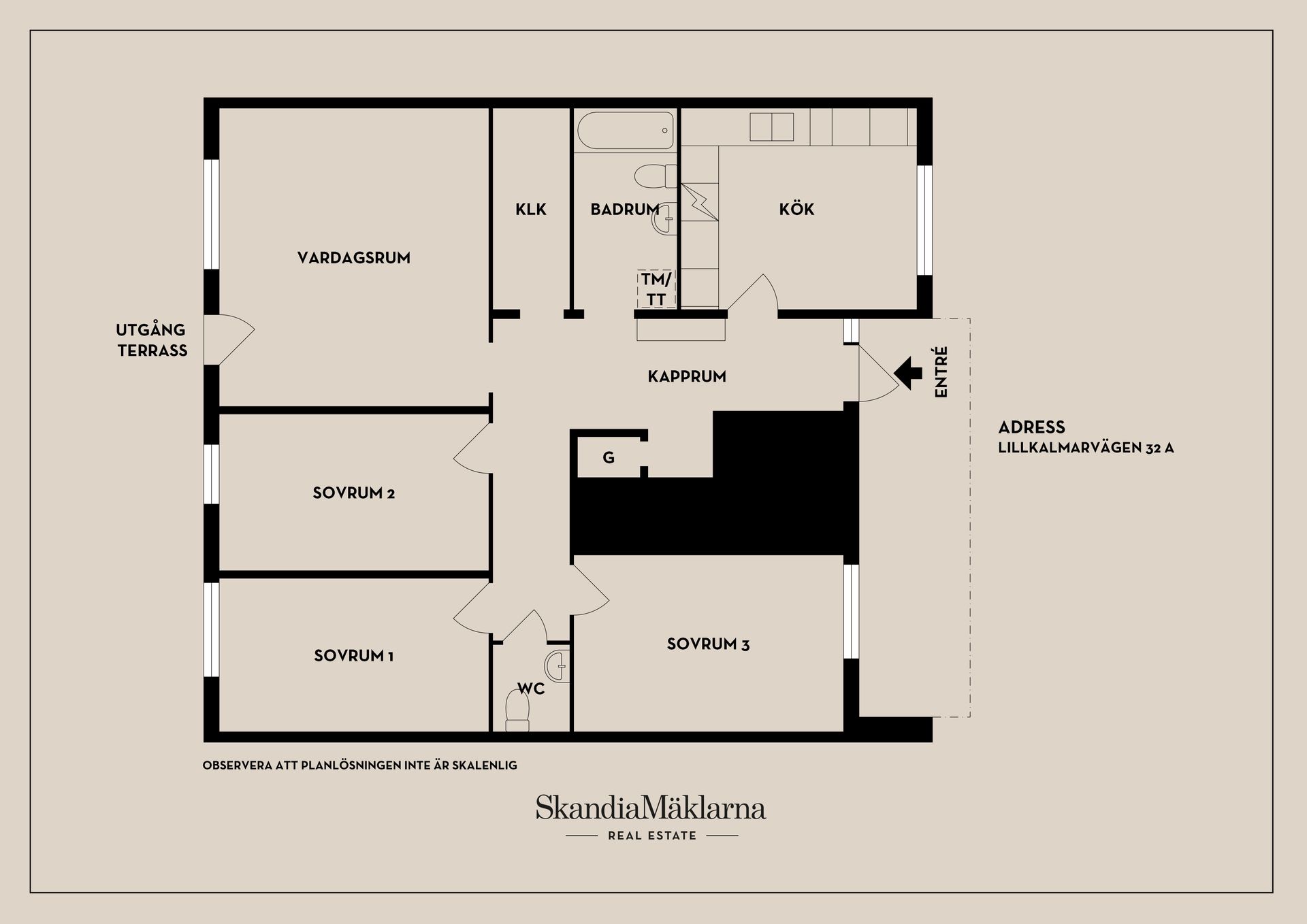 Bostadsrätt, Lillkalmarvägen 32 A, Djursholm, Danderyd
