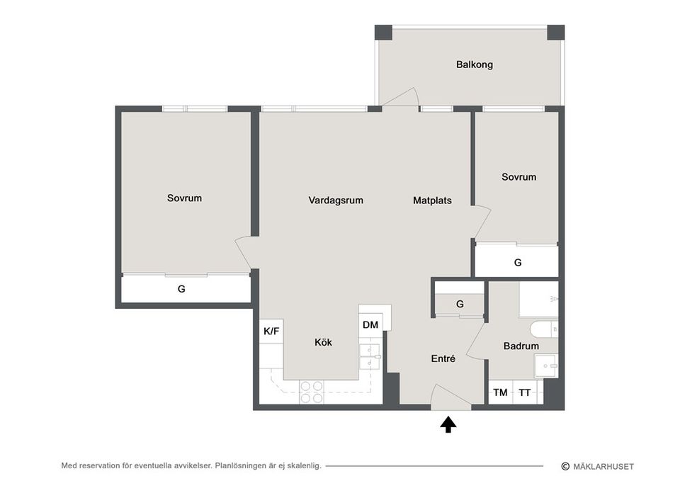 Bostadsrätt, Diakongatan 3, Pålsjö Östra, Helsingborg