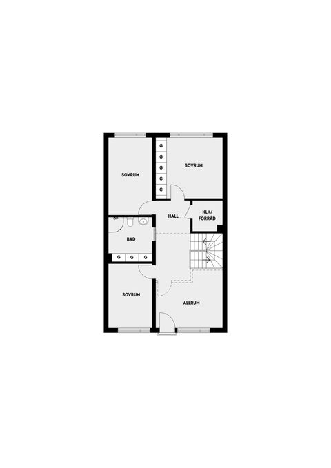Villa, Radhus, Torpängsbacken 66, Gribbylund, Täby