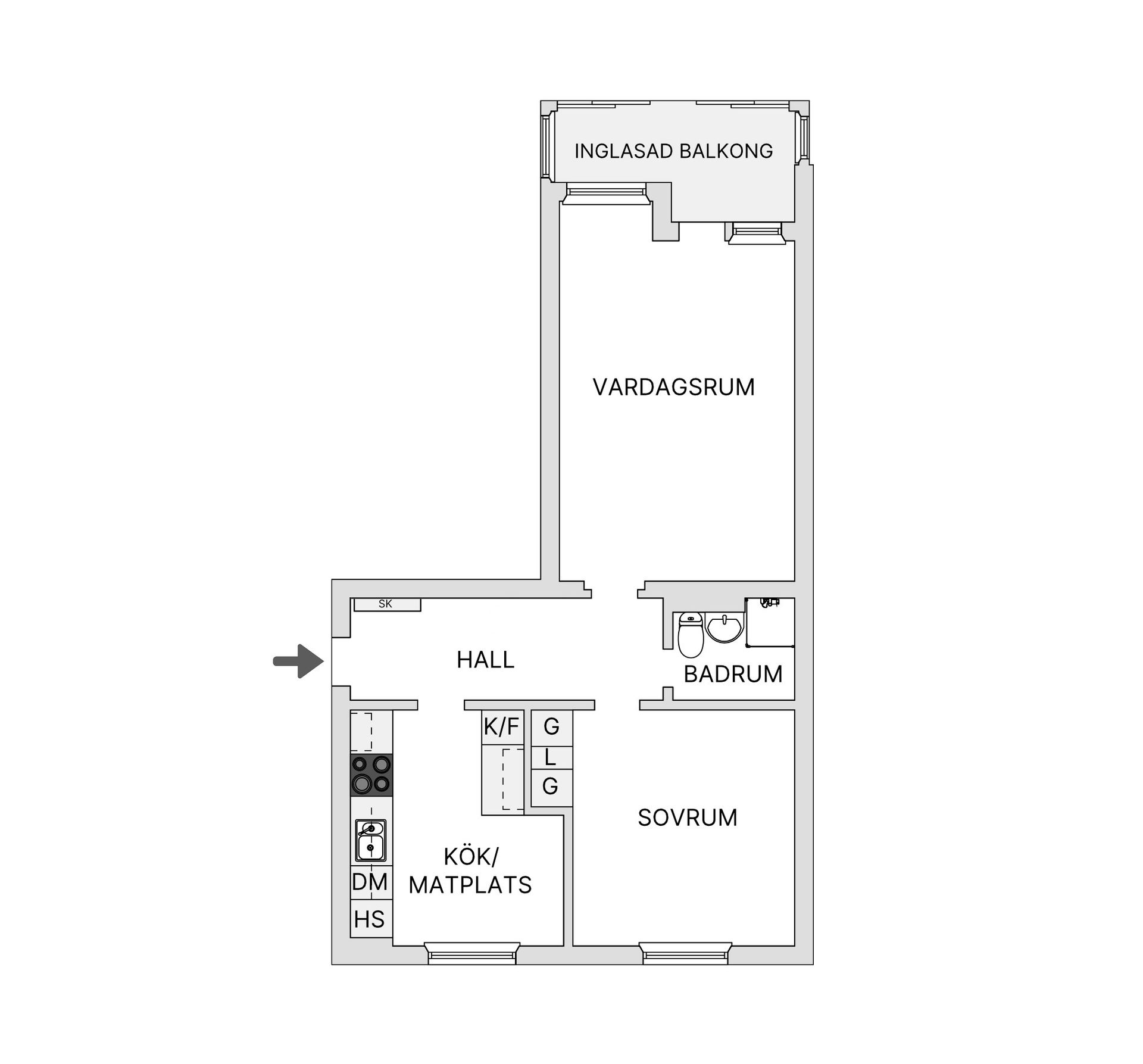 Bostadsrätt, Fjällgatan 48A, Tullen, Borås