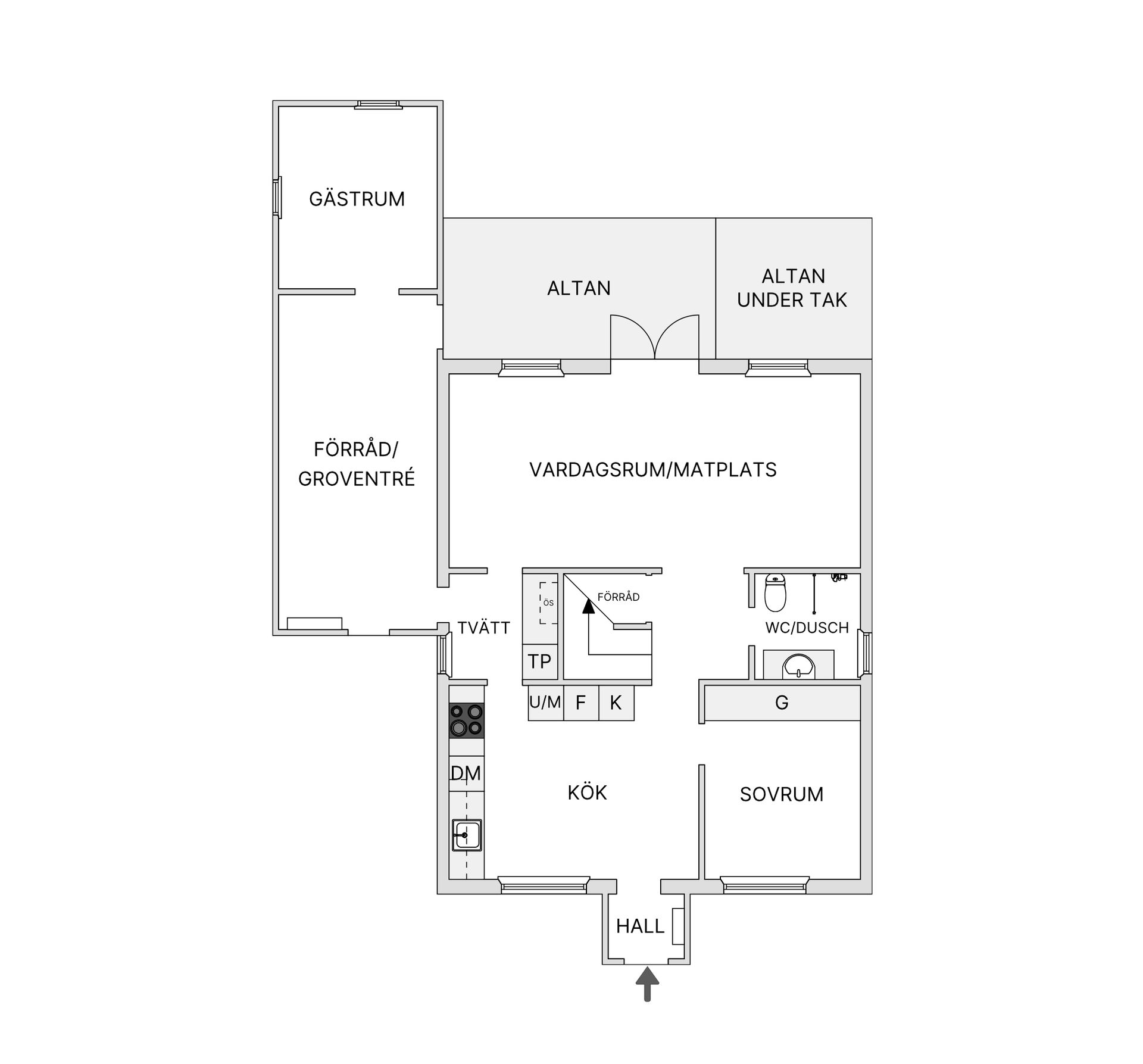 Villa, Radhus, Hansinggatan 70, Hulta, Borås