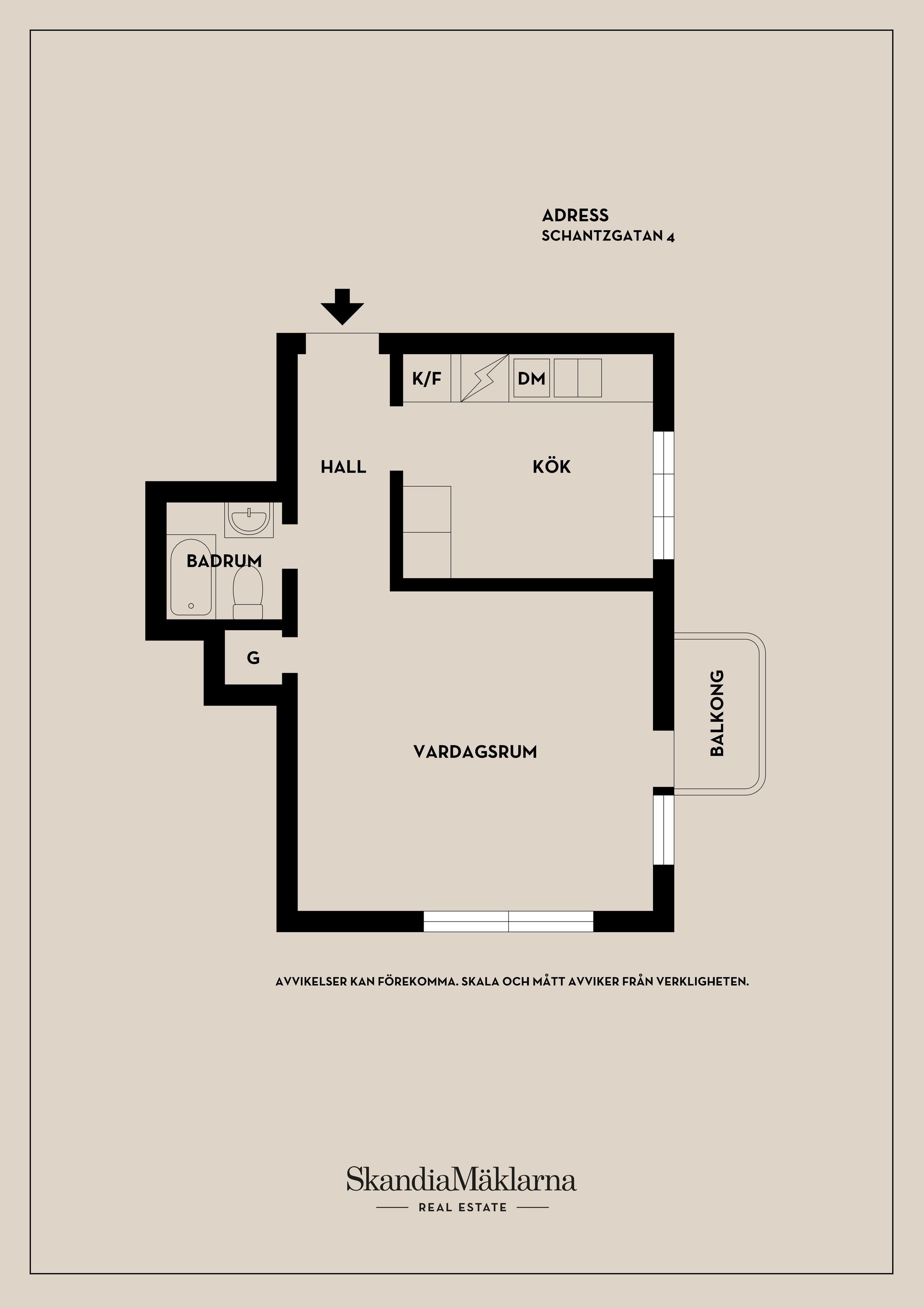 Bostadsrätt, Schantzgatan 4, Norr, Örebro